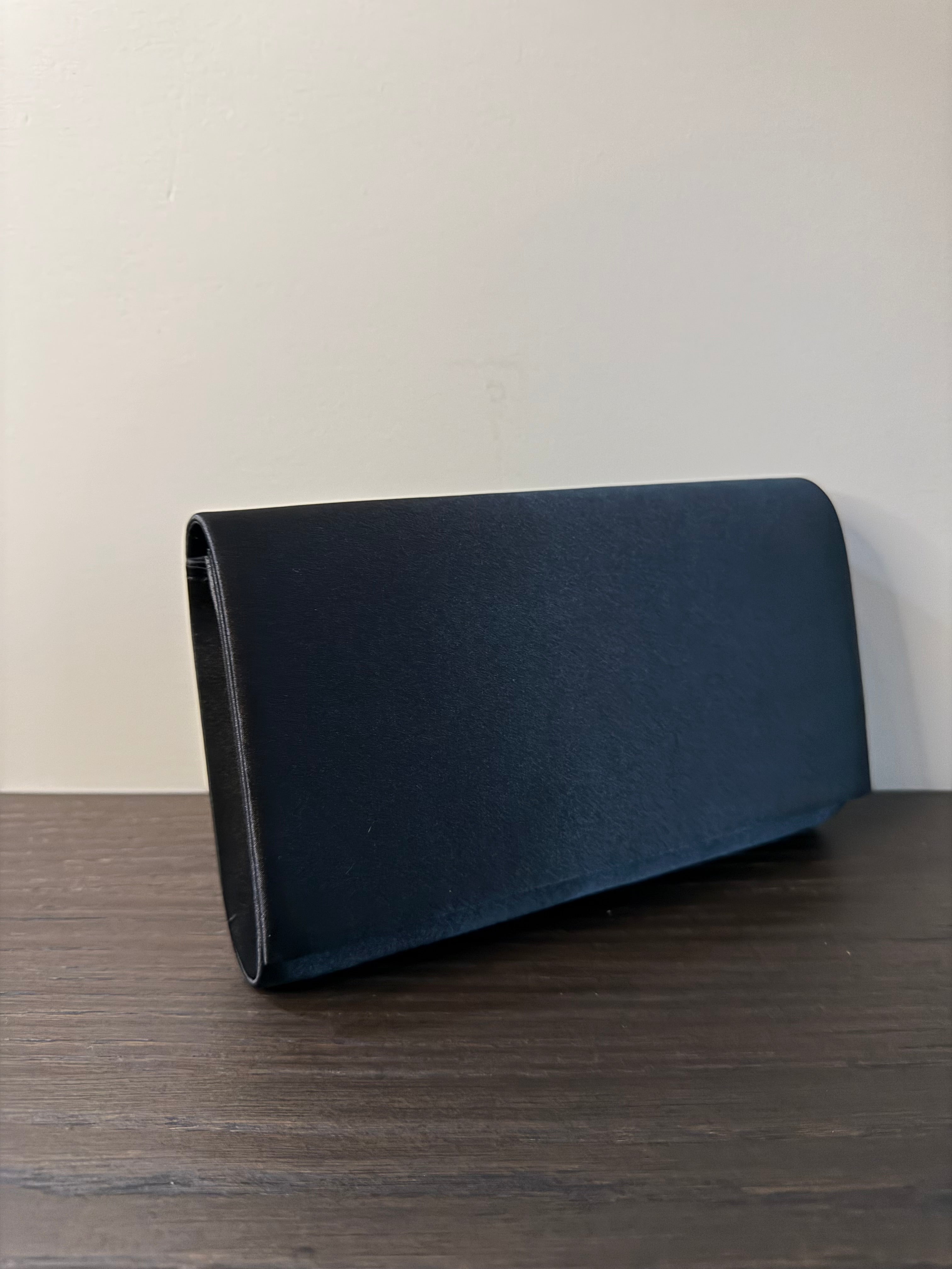 Avondtasje Satijn Black