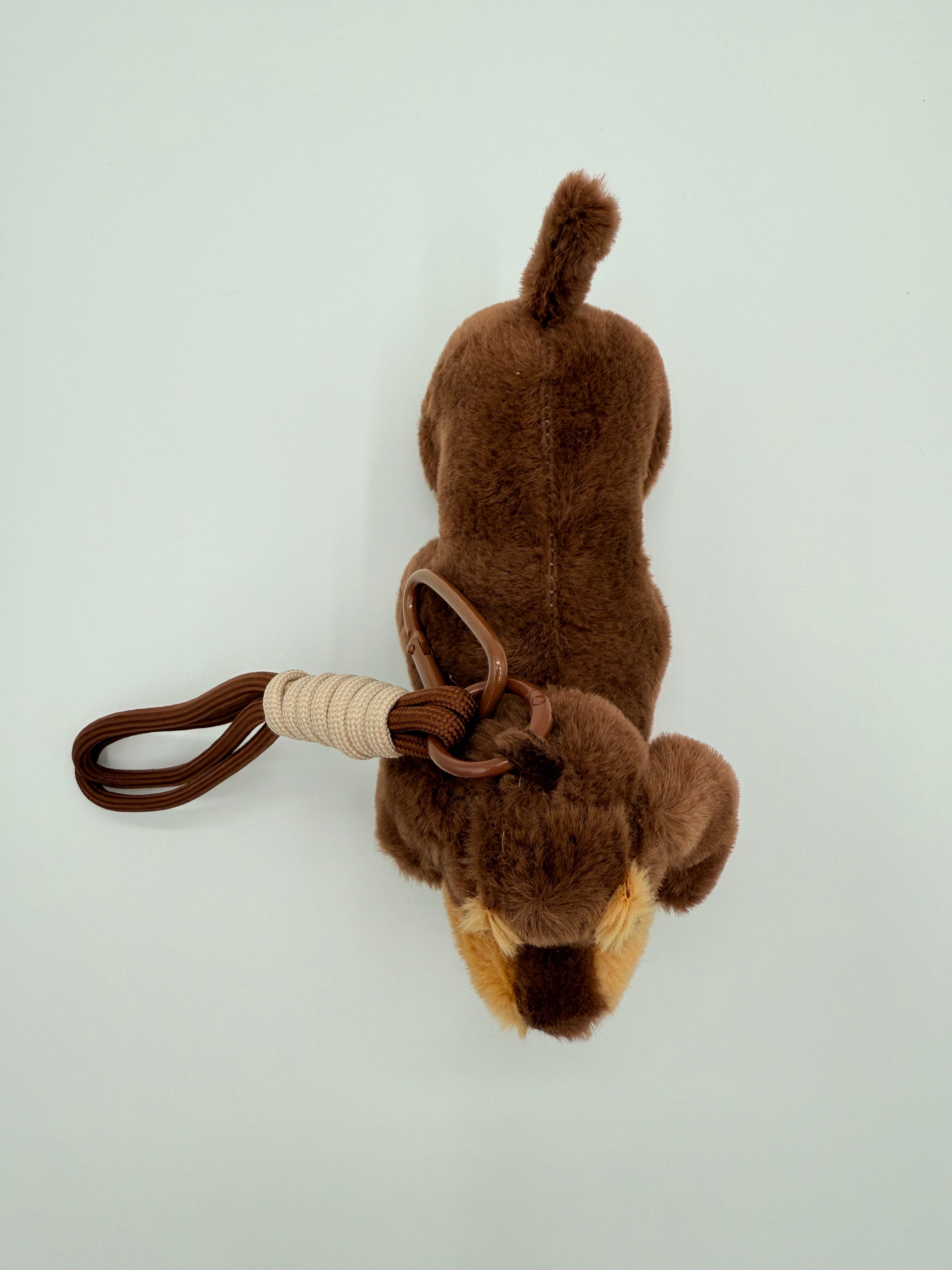 Bag charm Dachshund Bobby - Brown