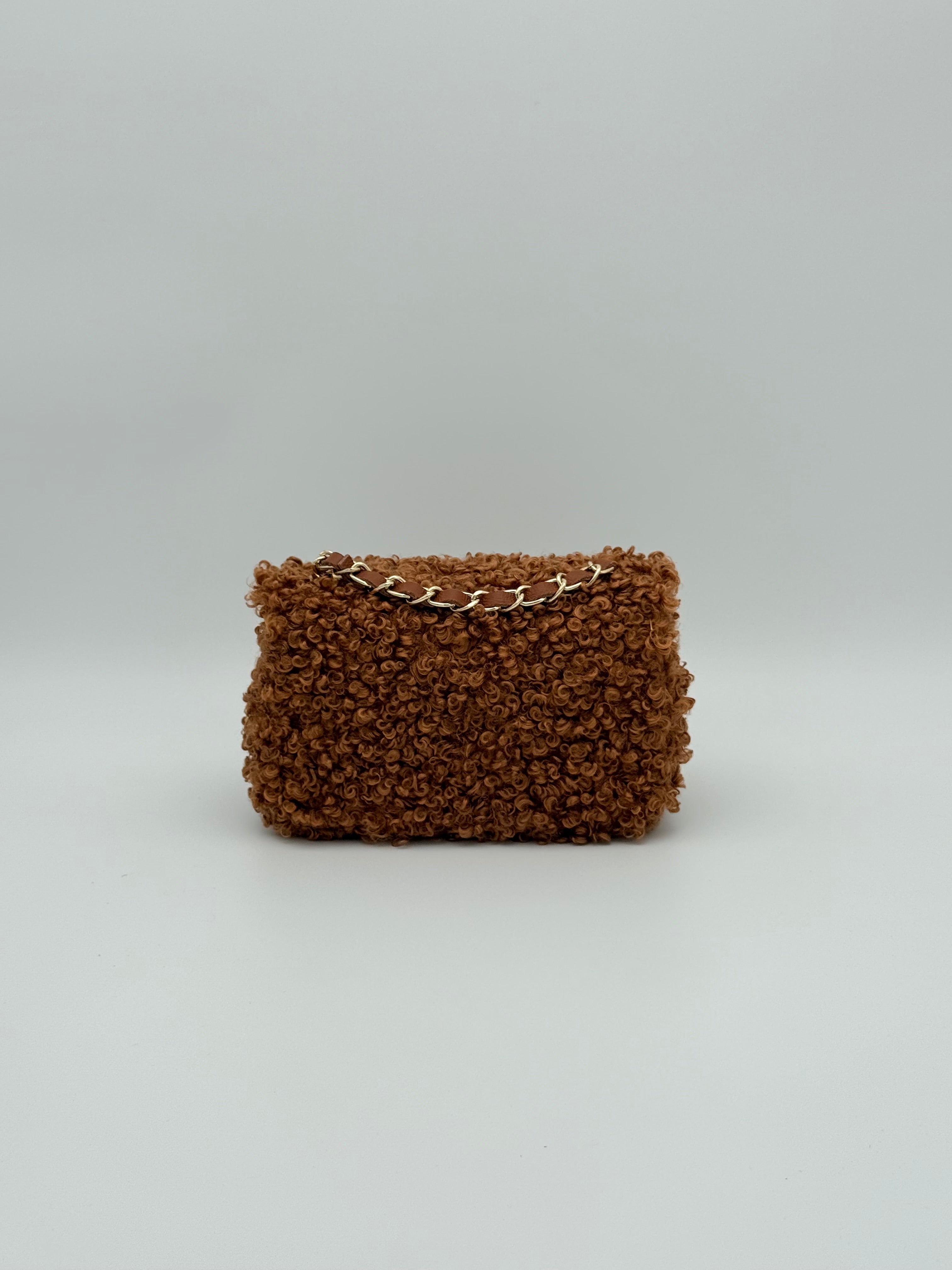 Teddy shoulder bag - Apricot
