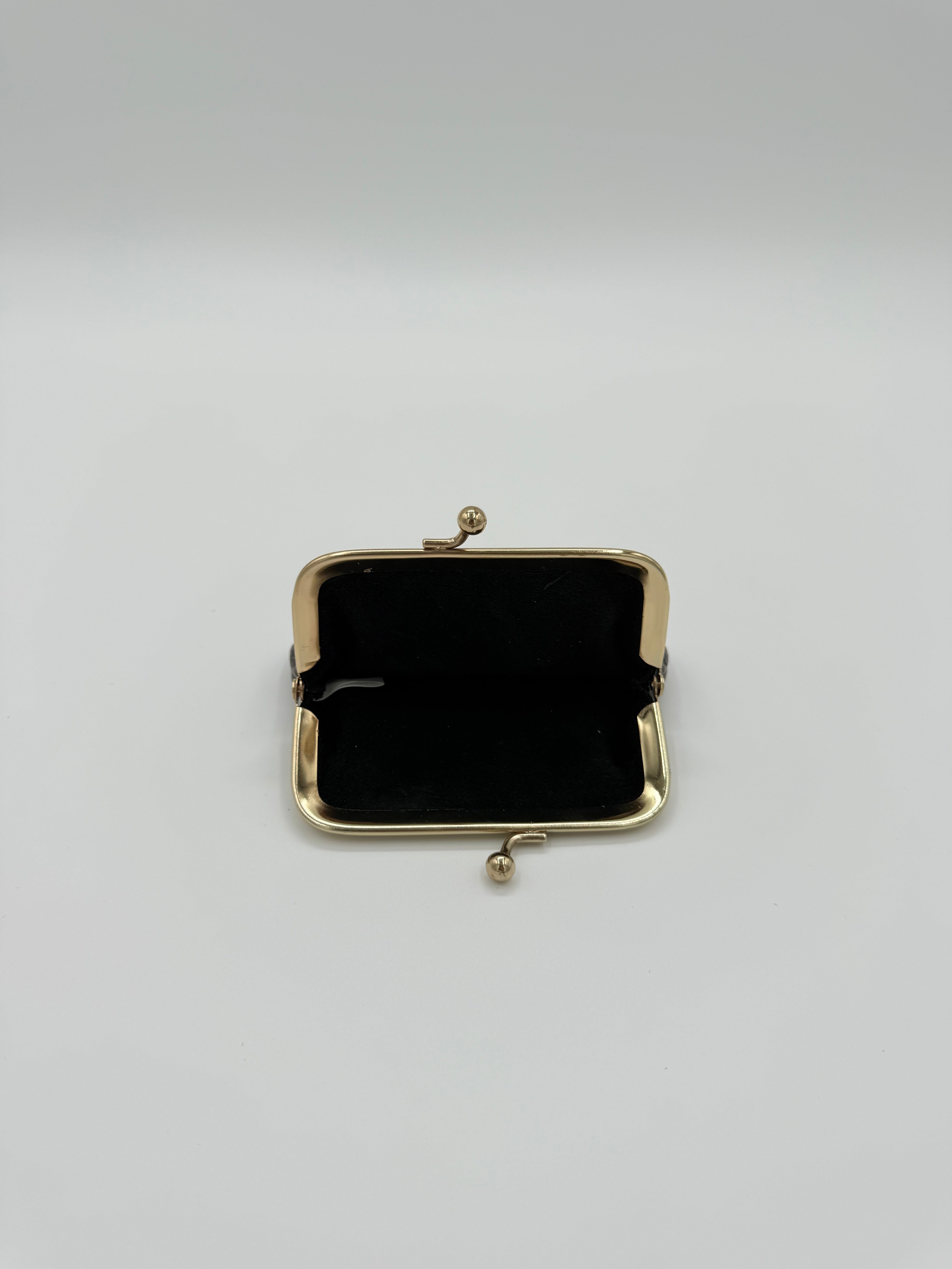 Clip wallet - Metallic black