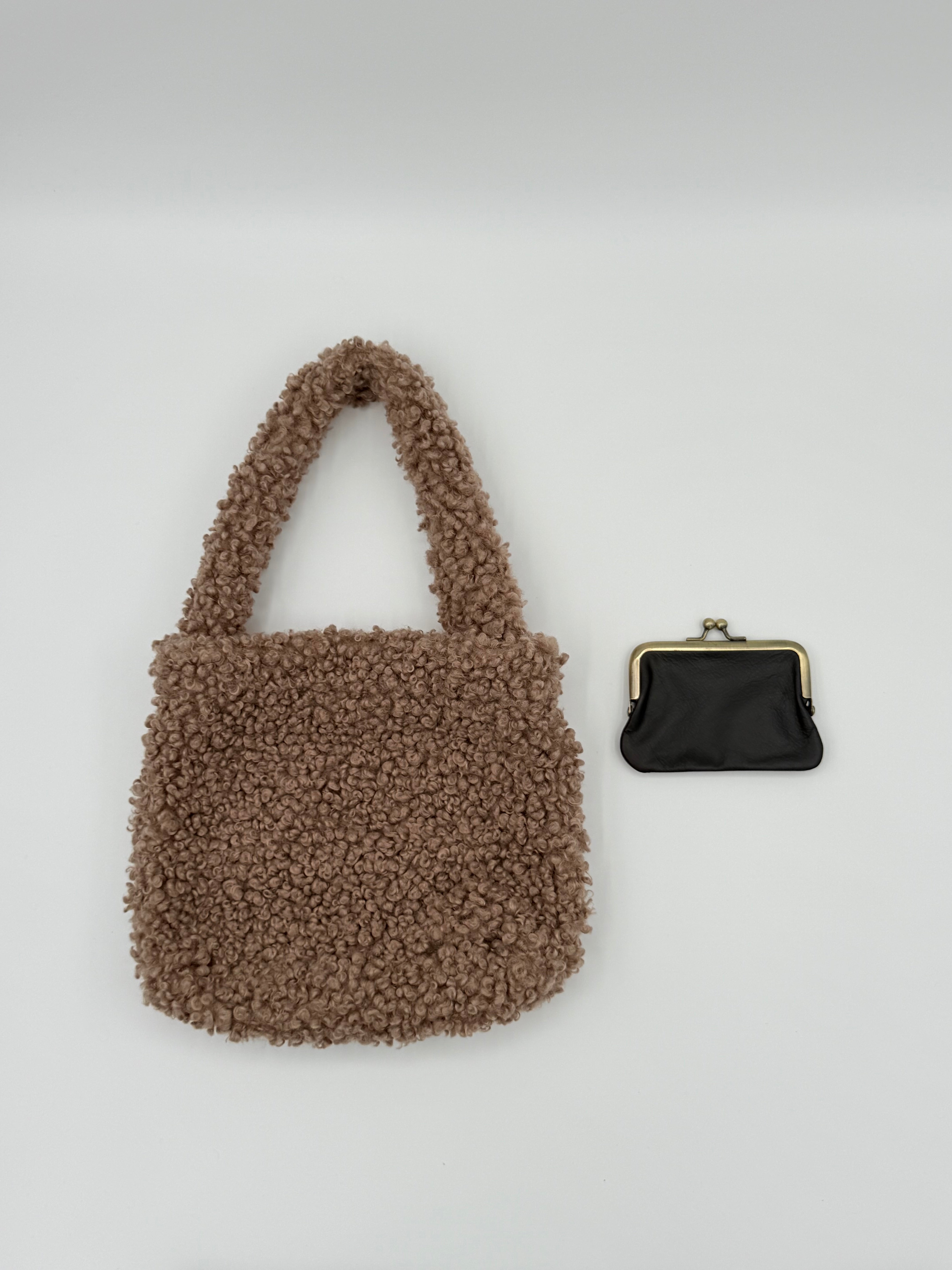 Teddy handbag - Taupe