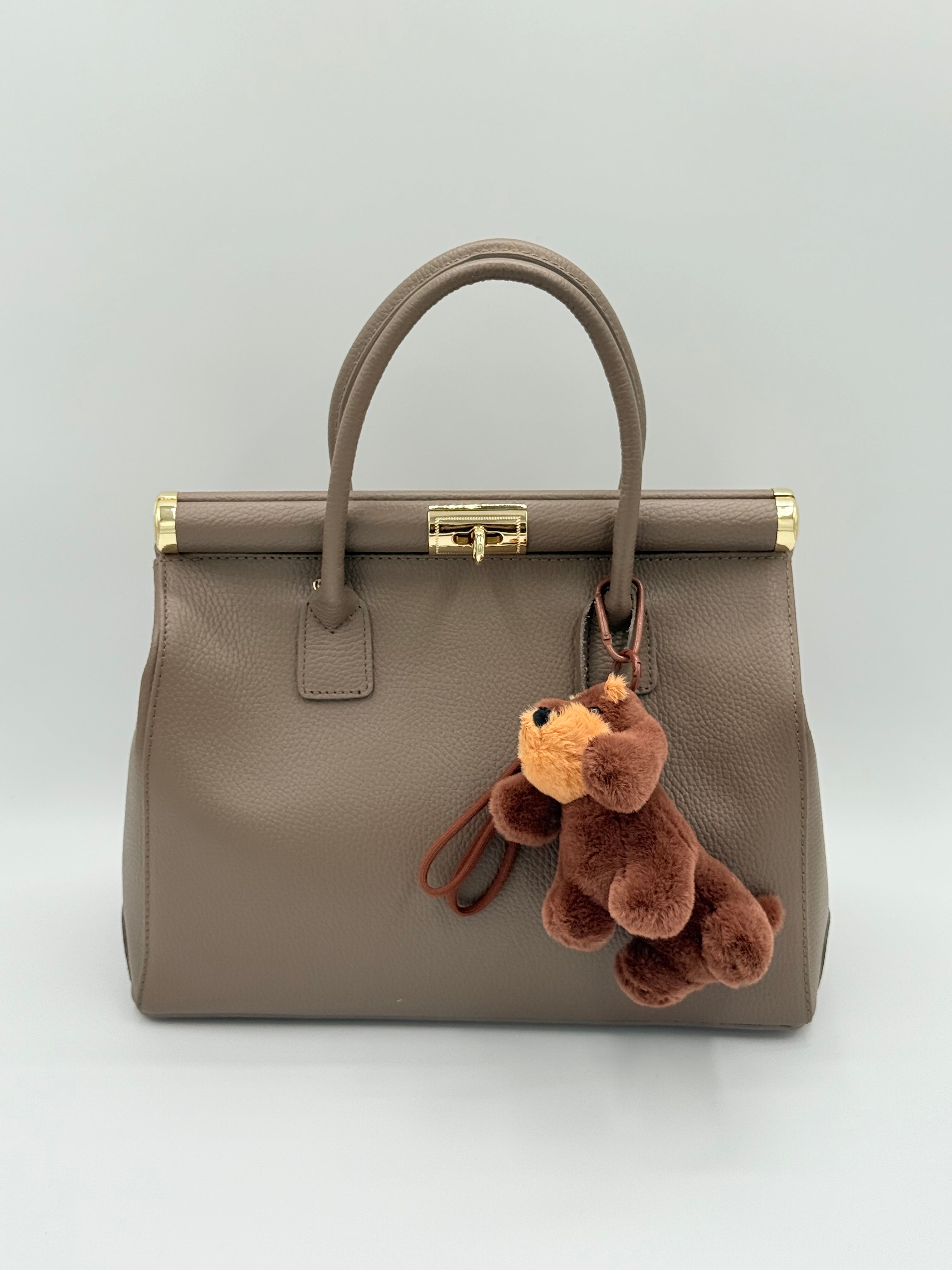 Bag charm Dachshund Bobby - Brown