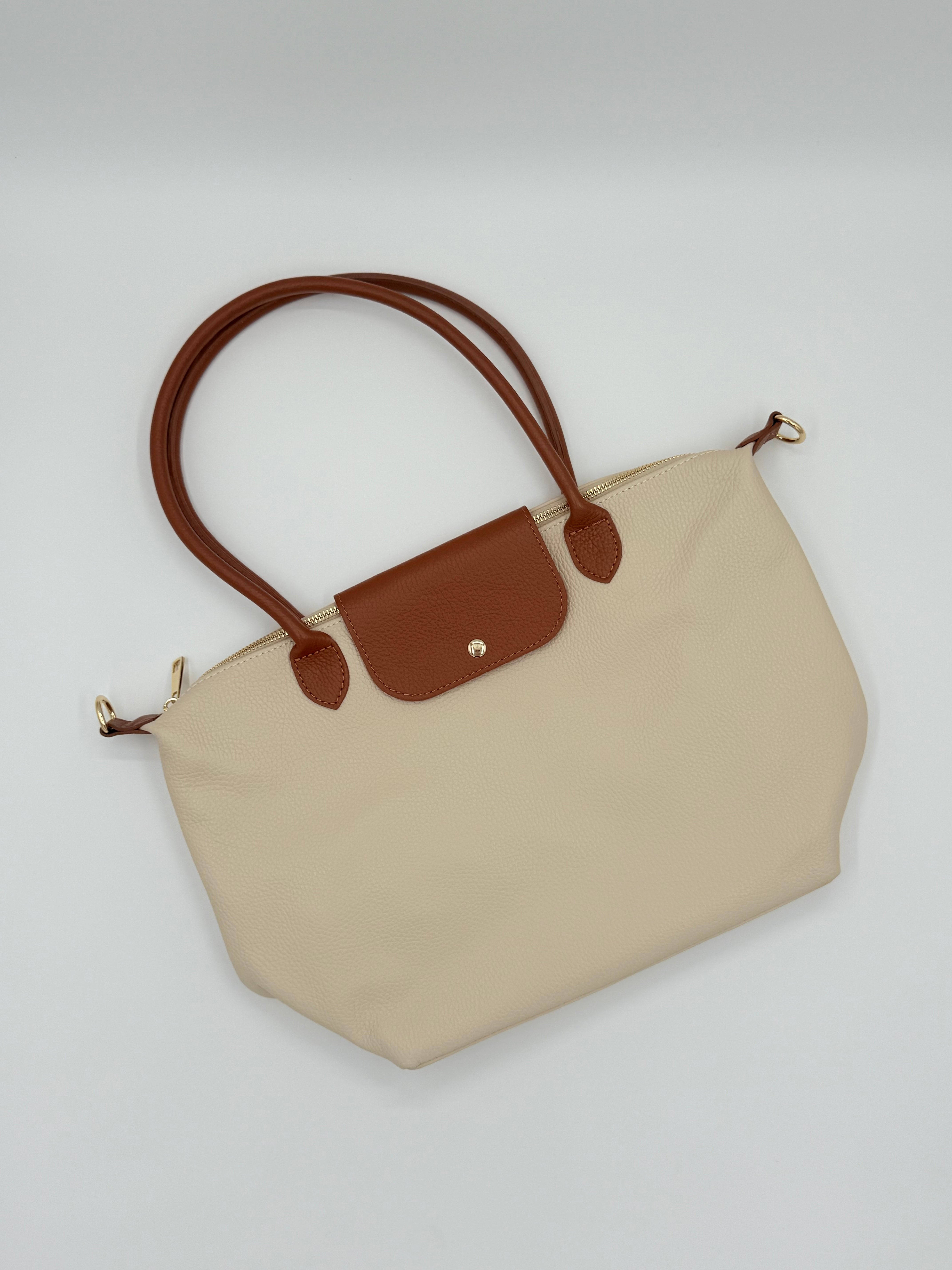 Milano shoulder bag XL - Beige