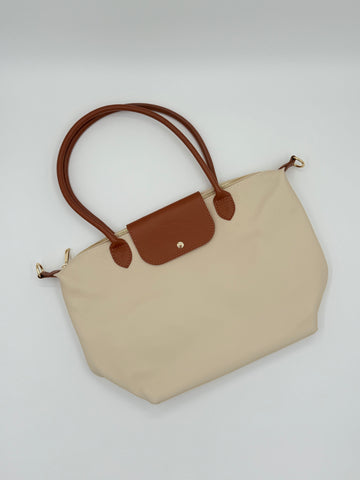 Milano shoulder bag XL - Beige