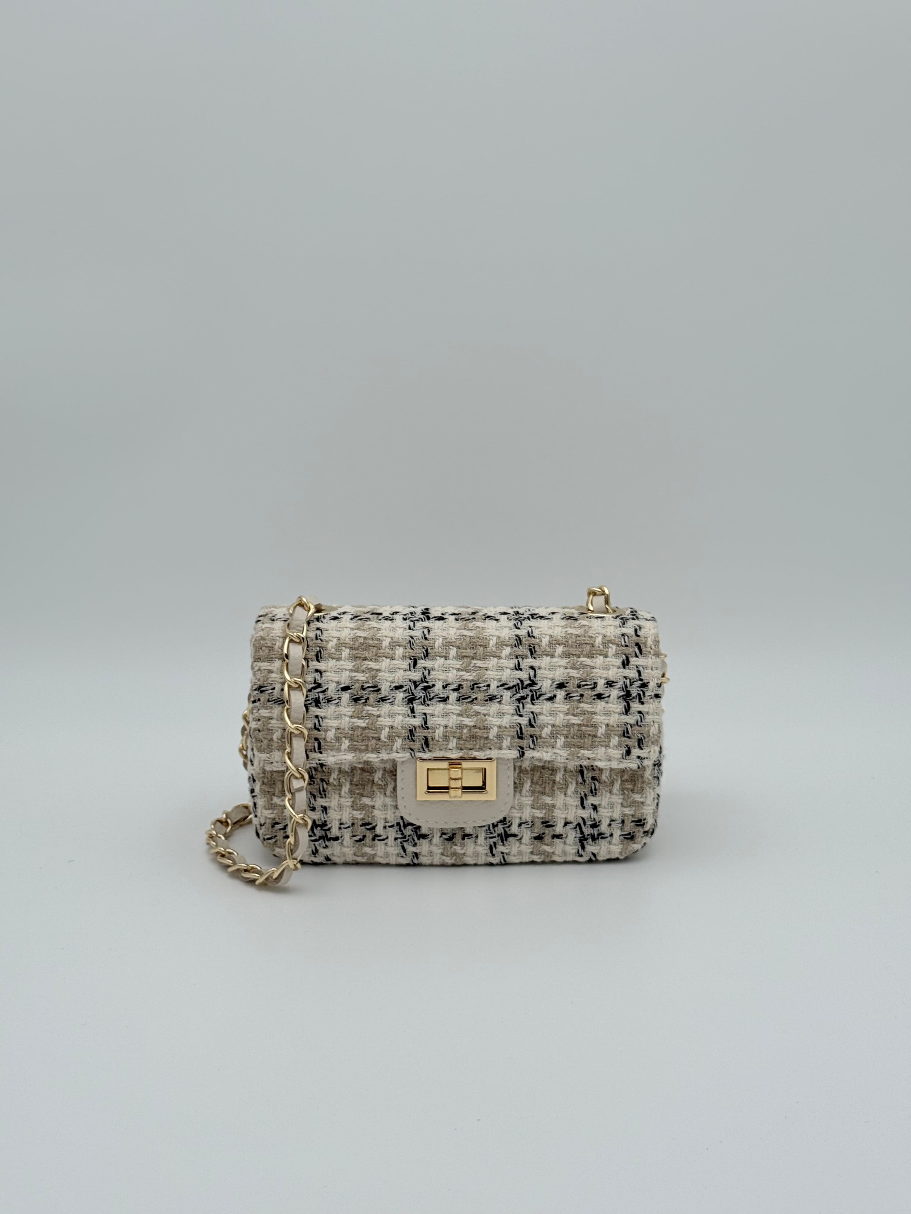 Bellagio schoudertas - Crème