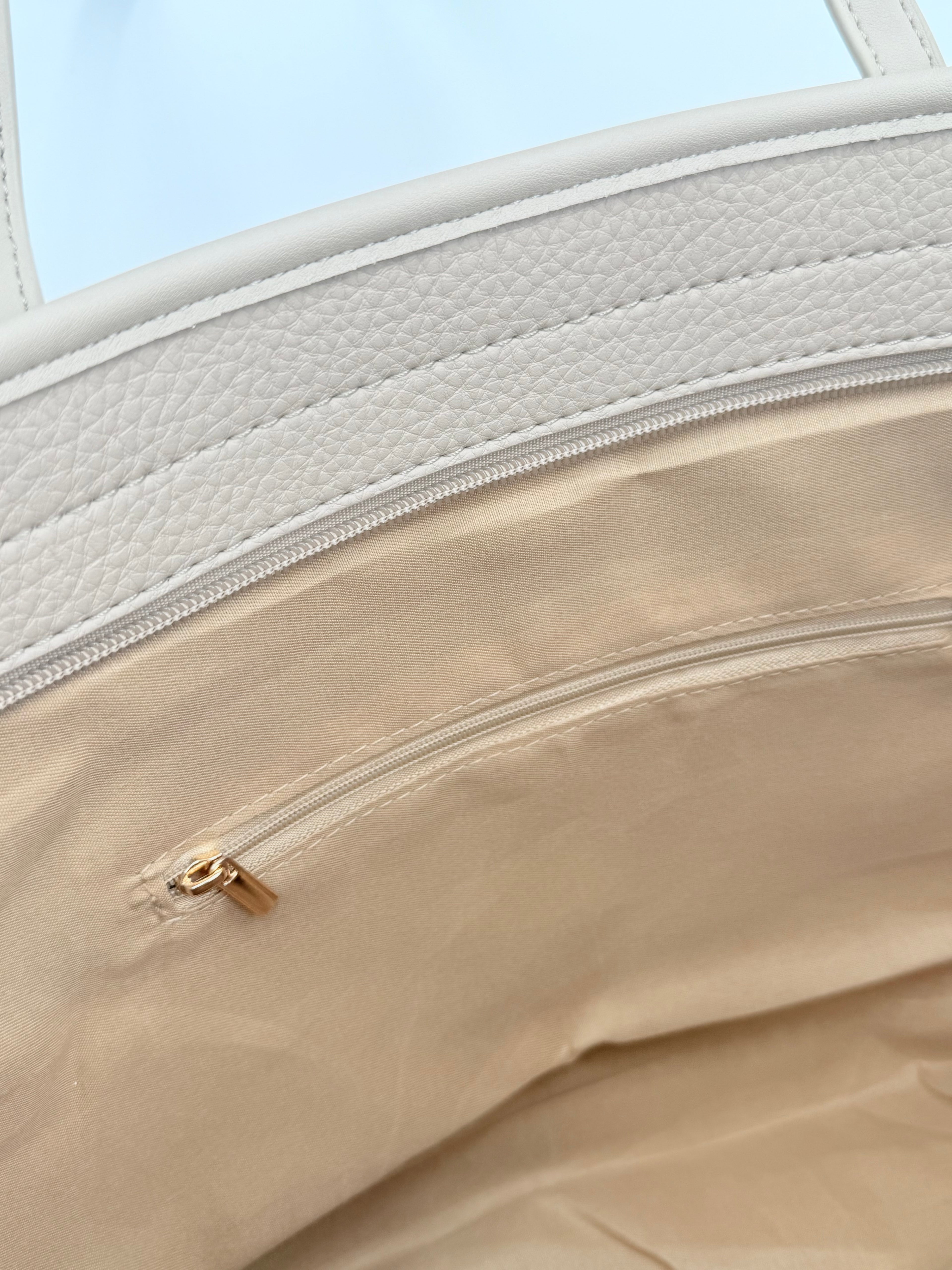 Olivia schoudertas - Beige