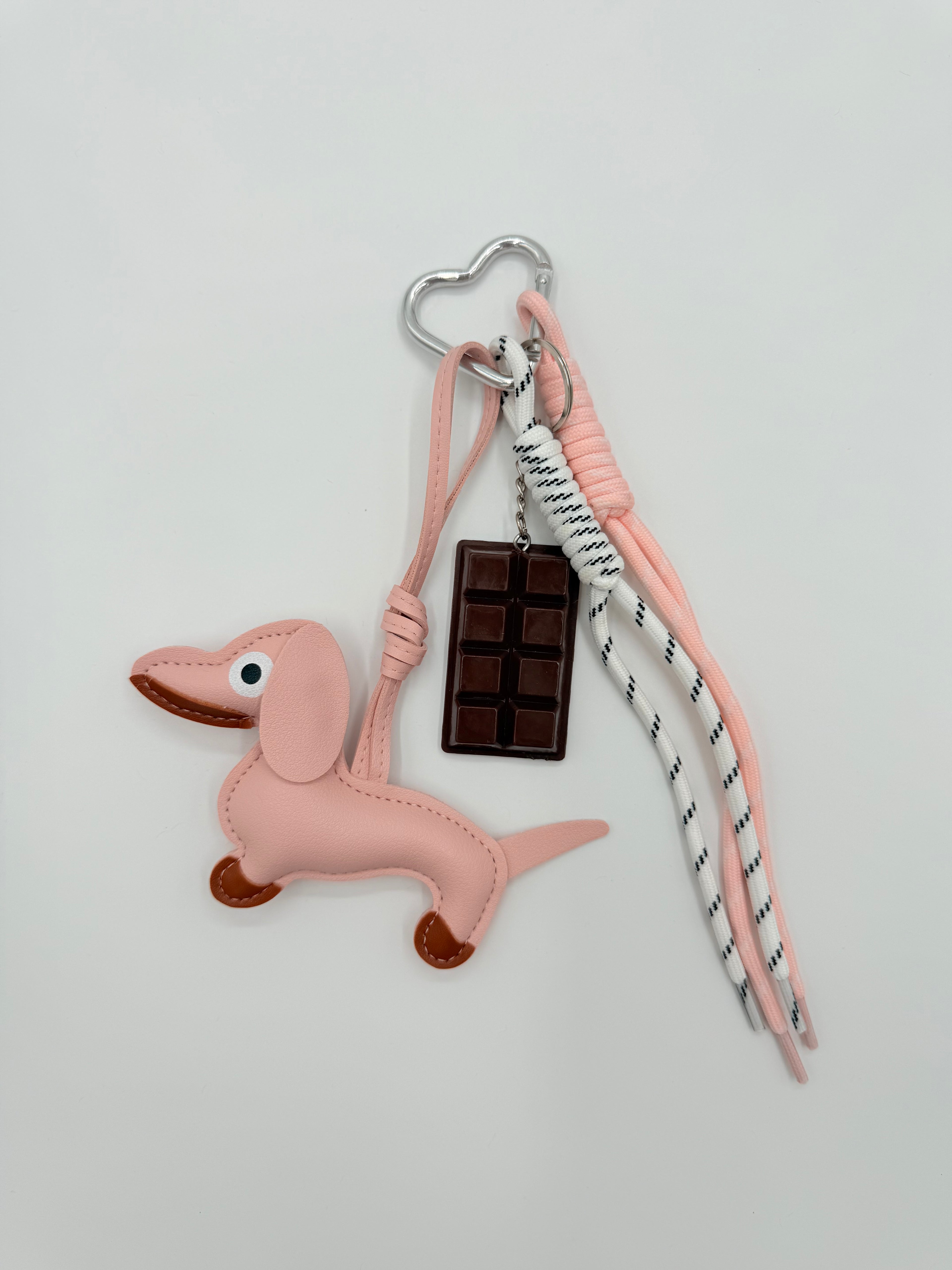 Bag charm Teckel Luna - Roze