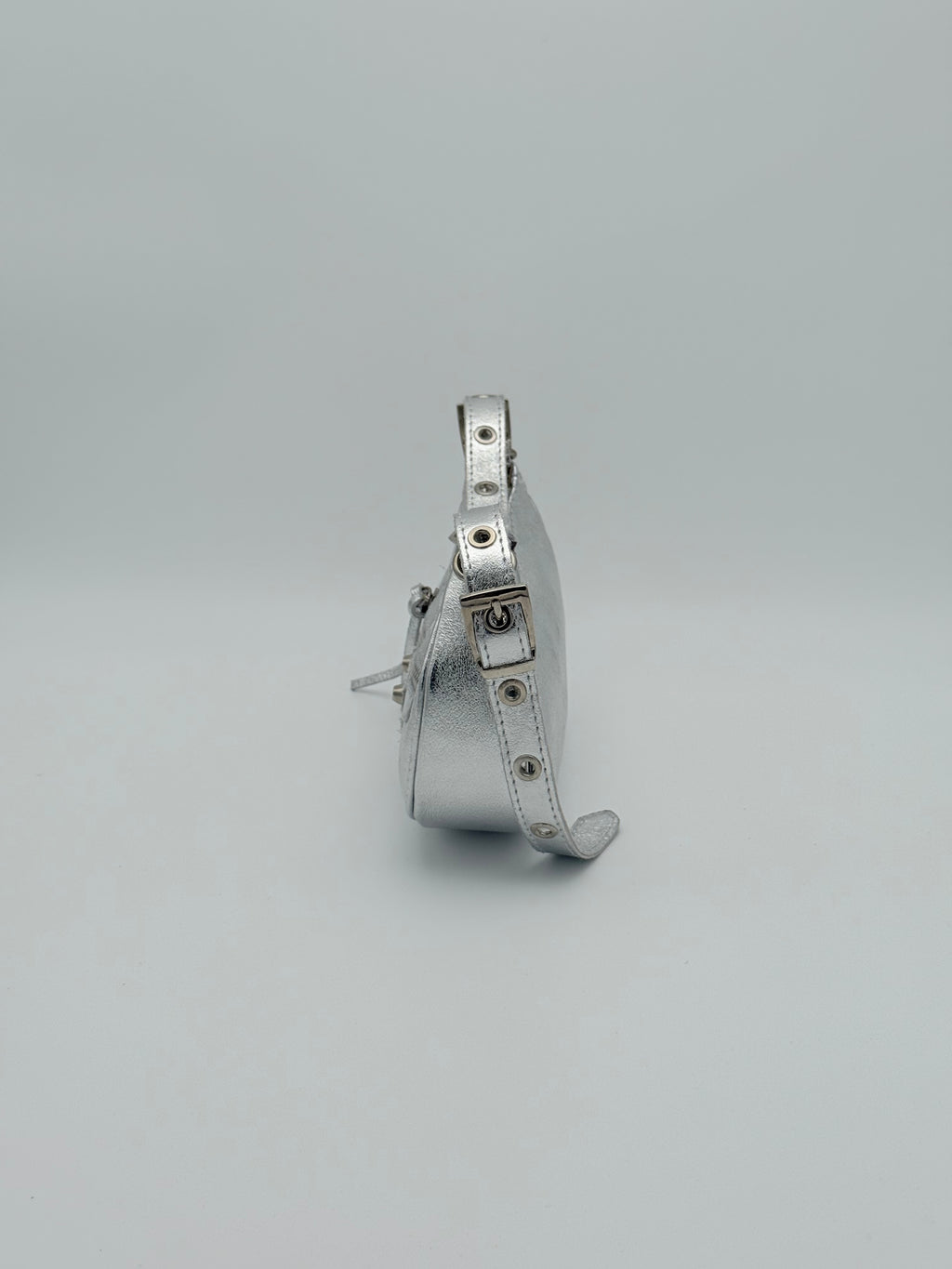 Torino schoudertas - Metallic zilver