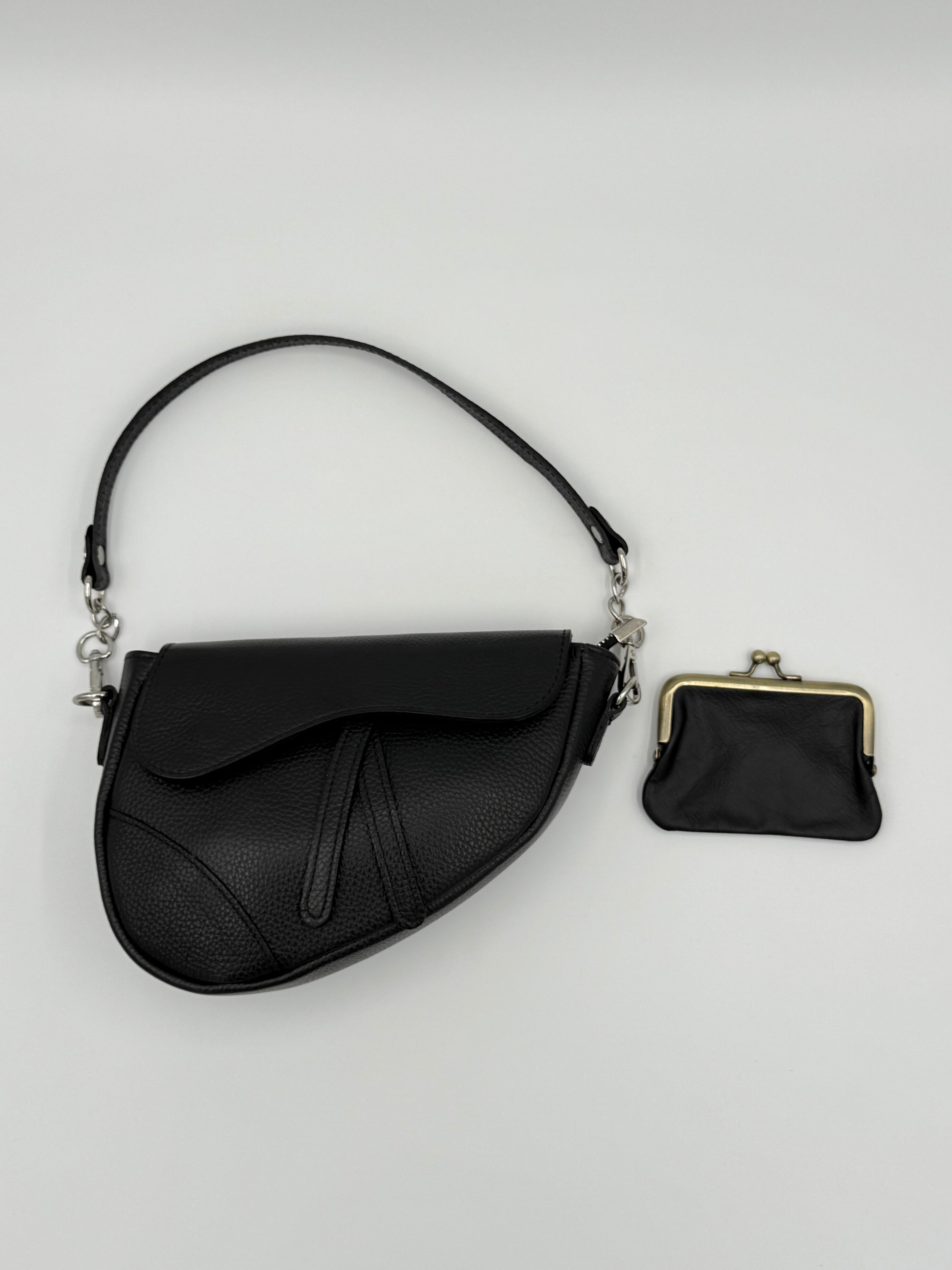 Verona schoudertas - Zwart