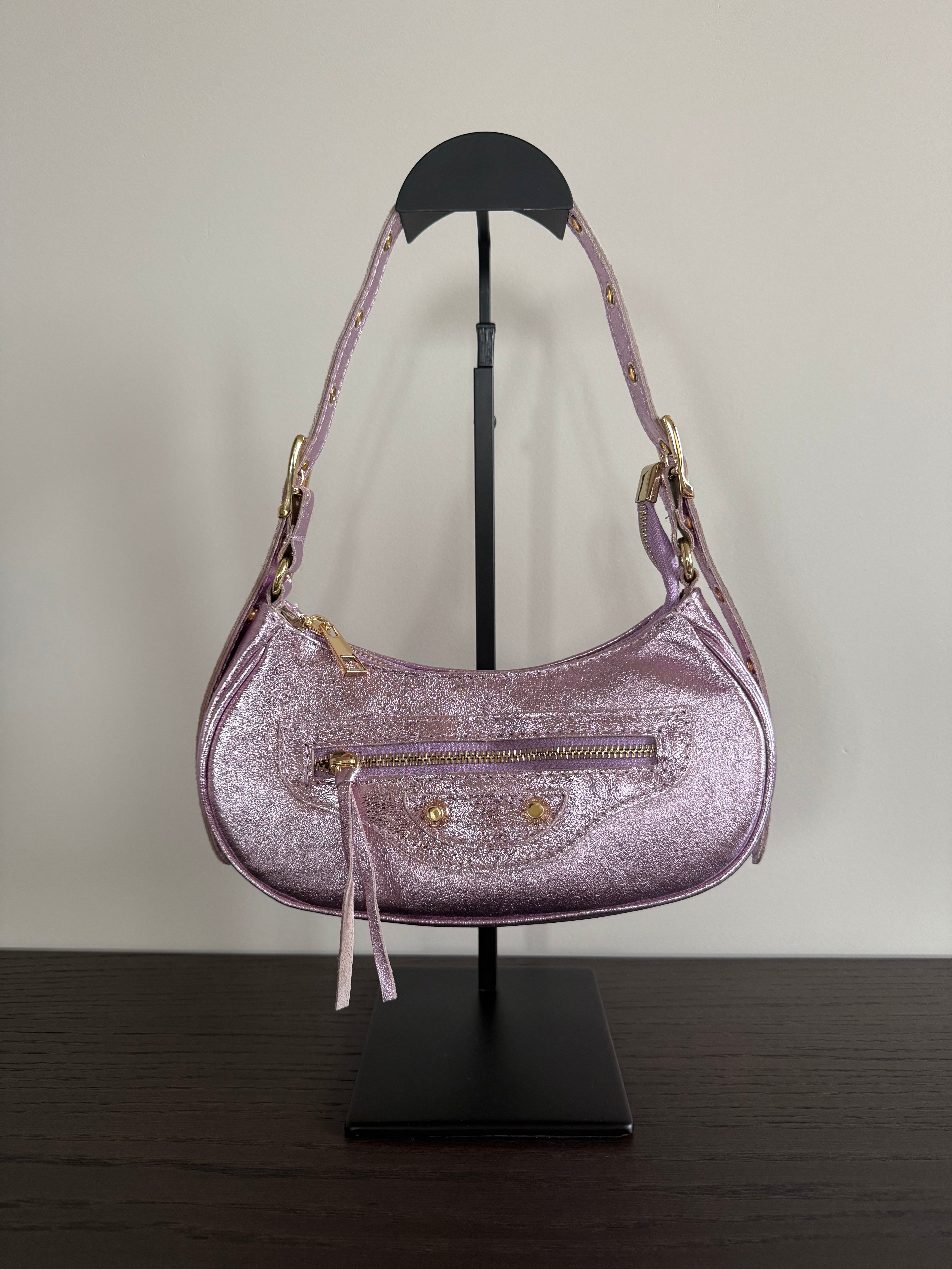 Torino Bag Metallic Paars