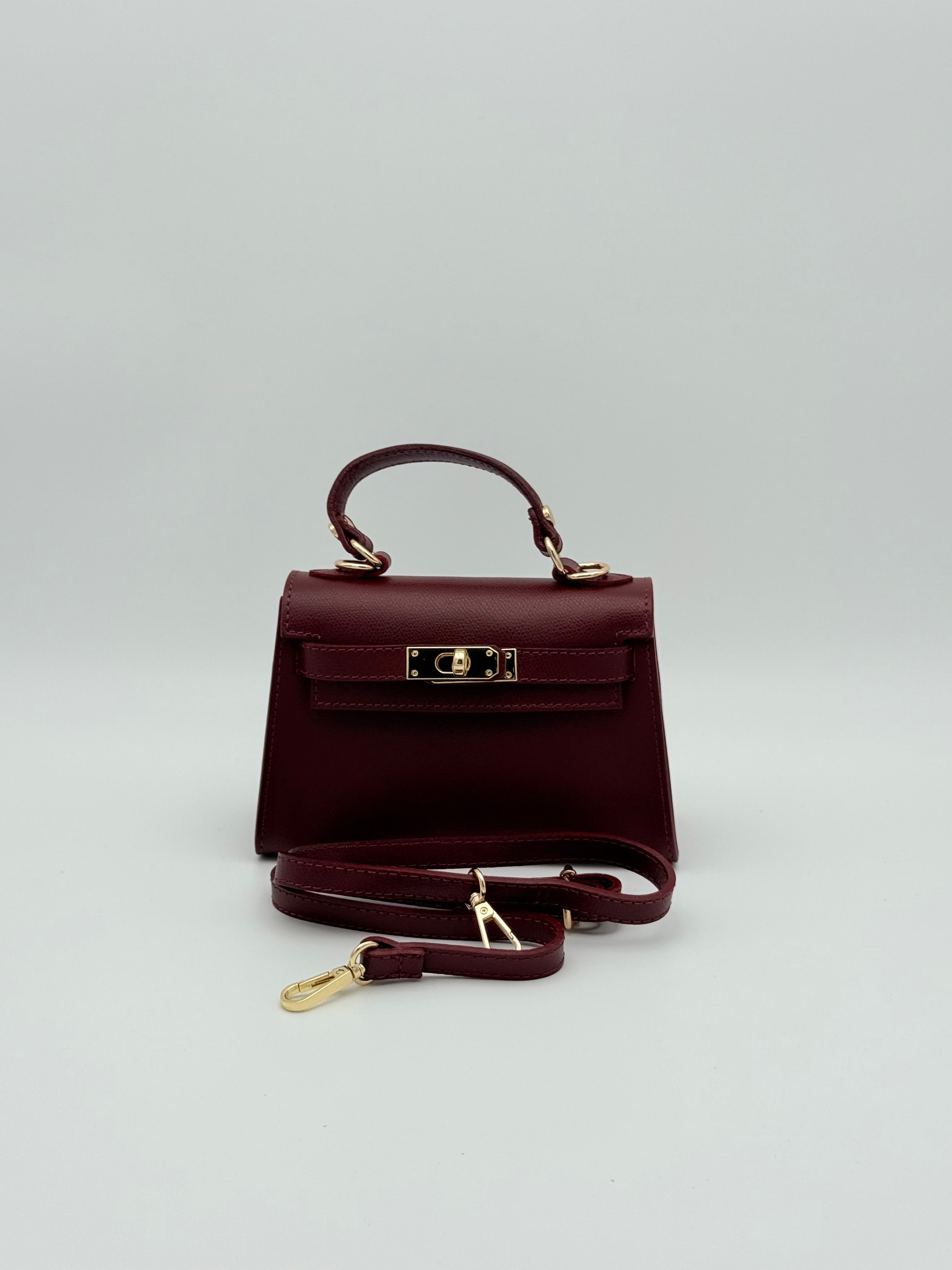 Roma handtas - Burgundy