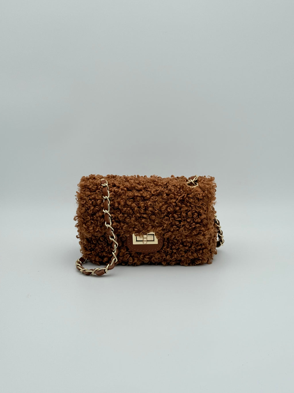 Teddy schoudertas - Apricot