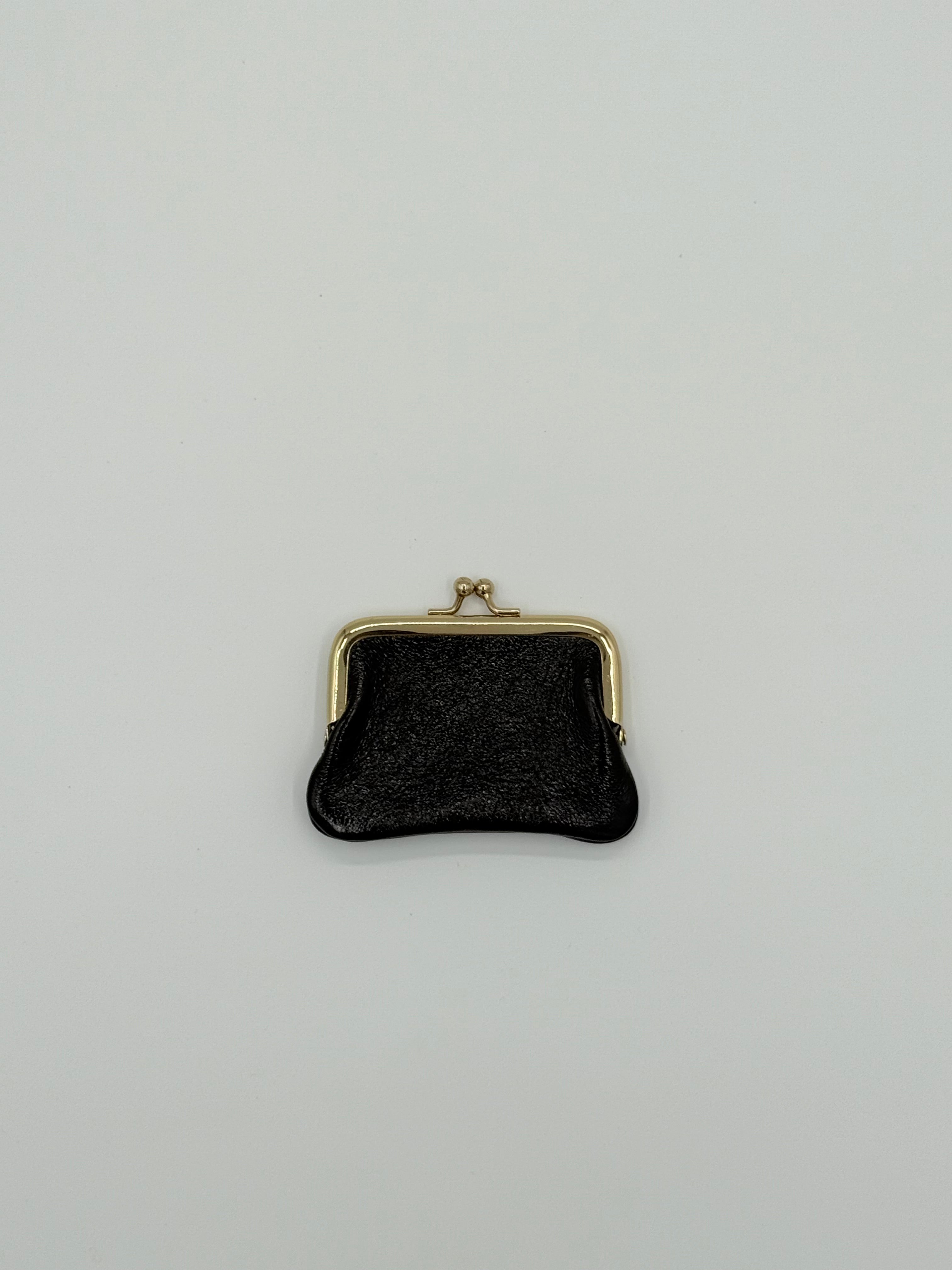 Clip wallet - Metallic black