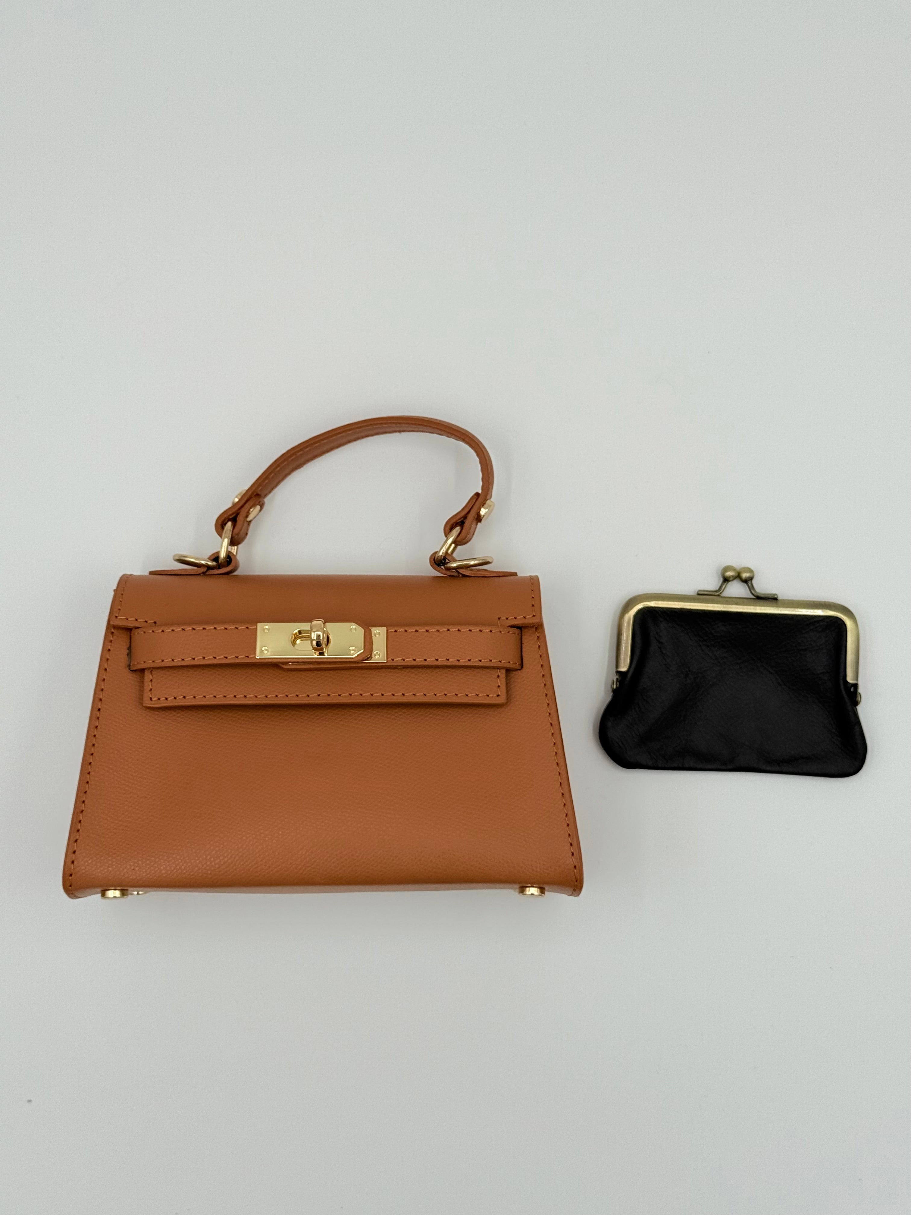 Roma handtas - Lichtbruin