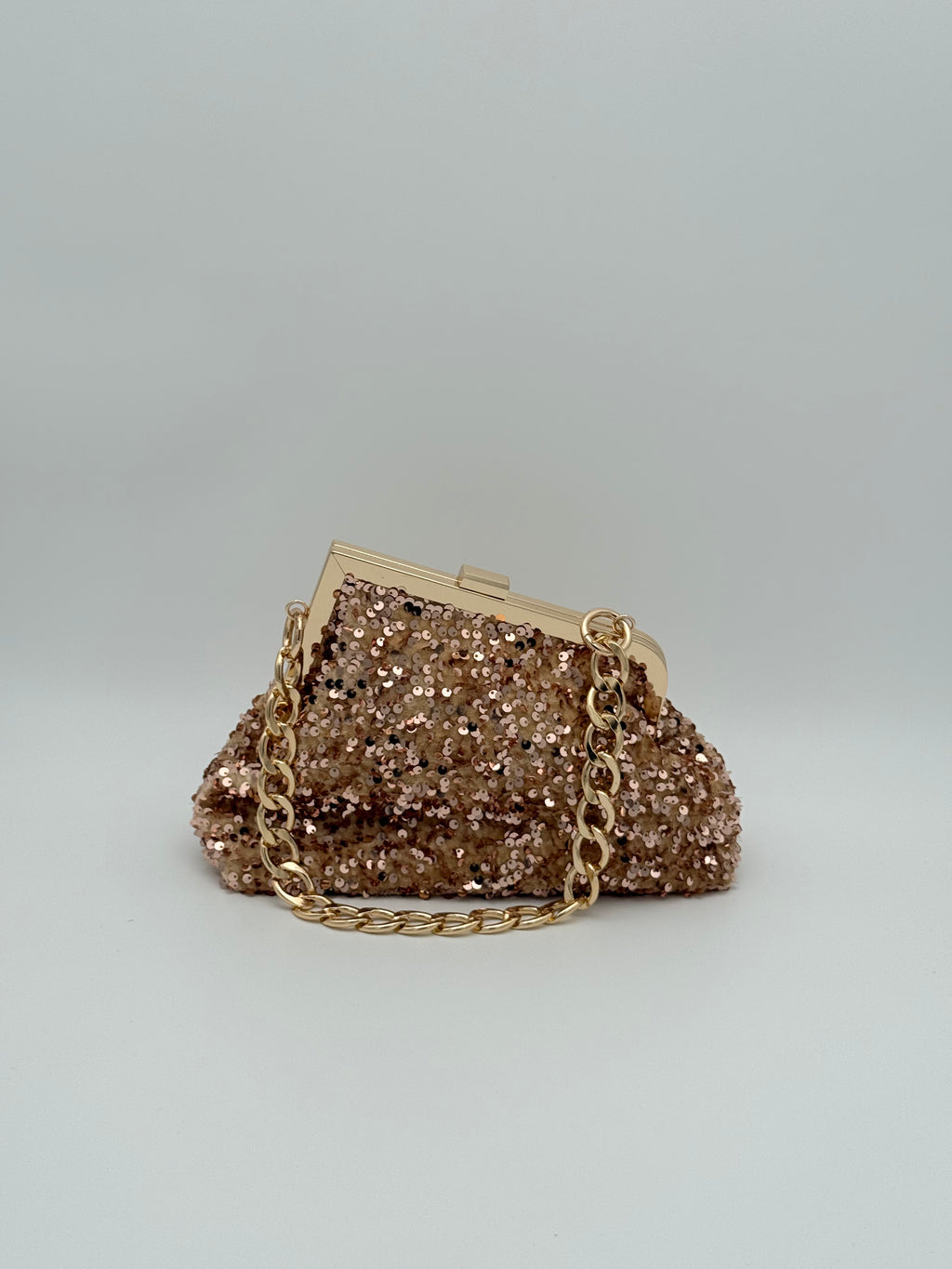 Pailetten clutch - Goud