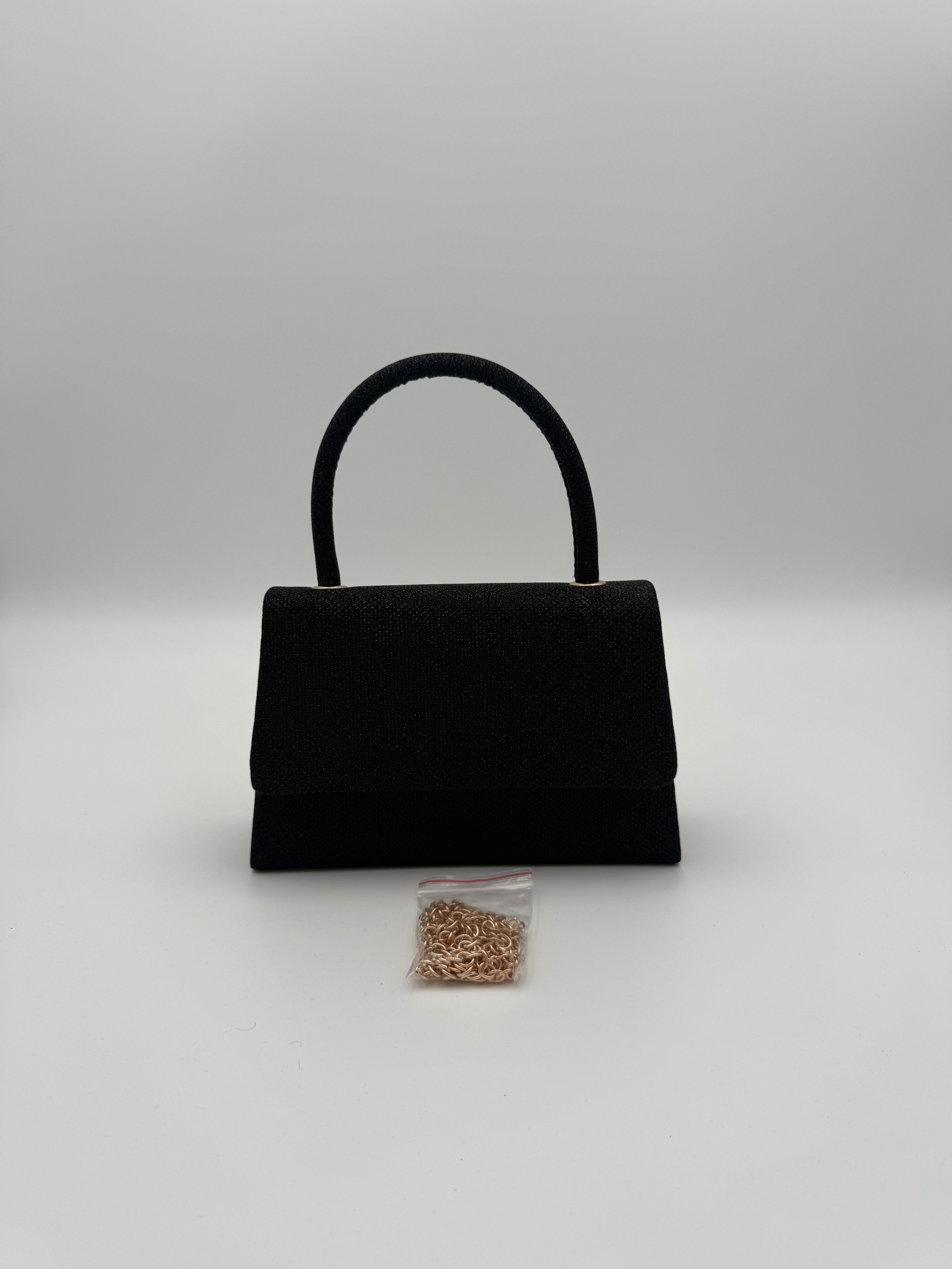 Evening bag Glitter Black