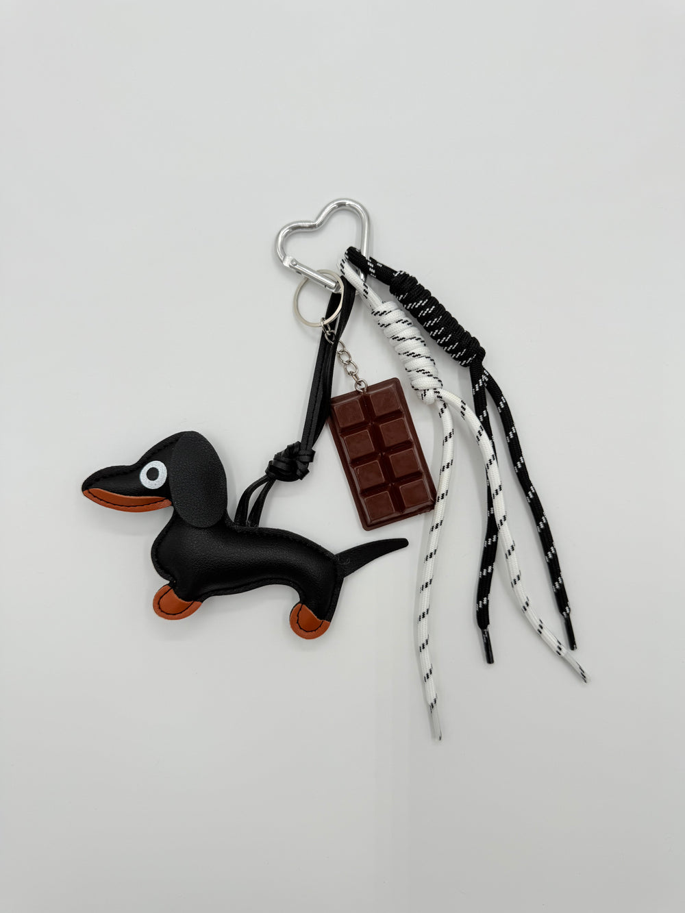 Bag charm Teckel Luna - Zwart