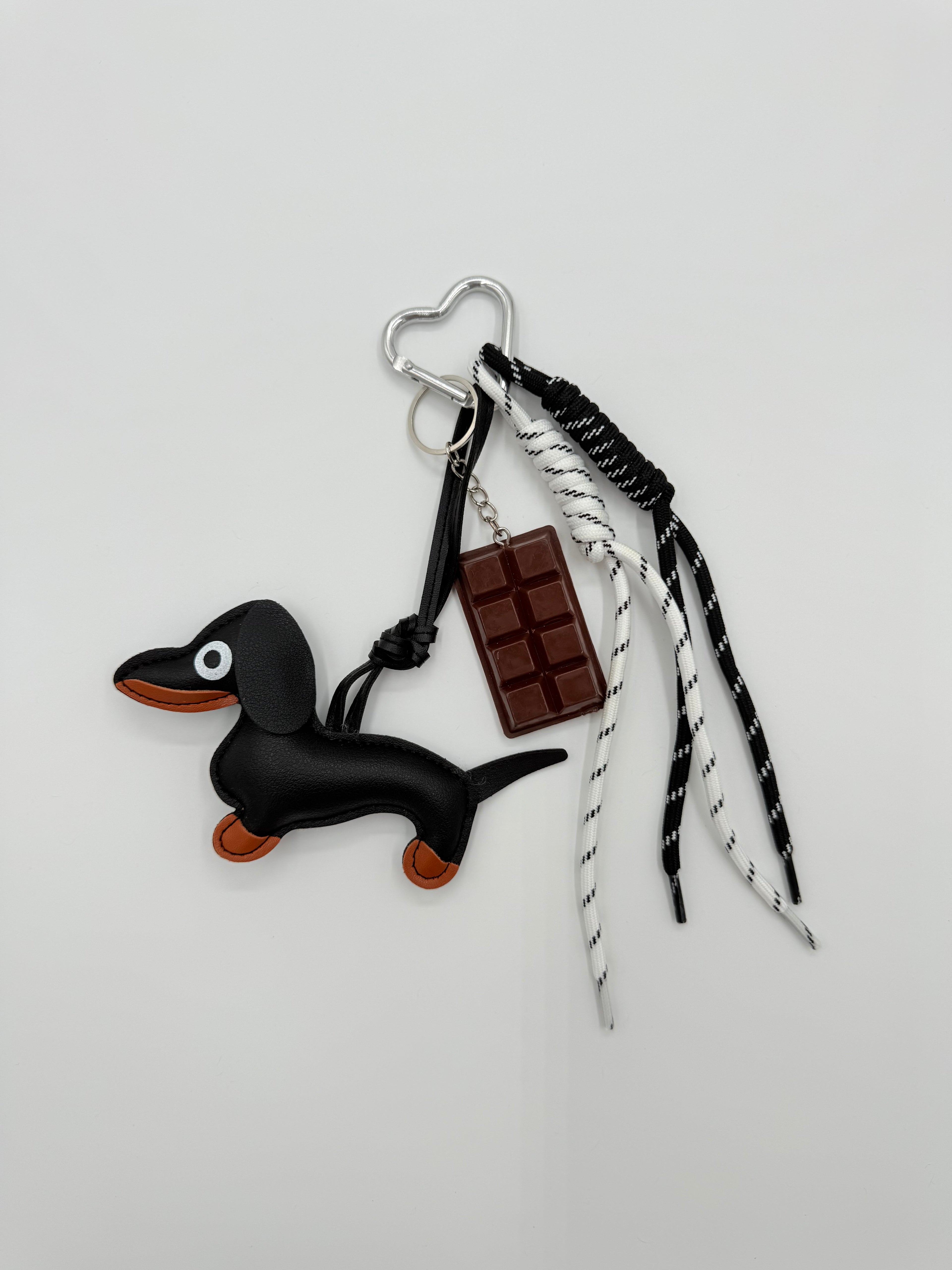 Bag charm Teckel Luna - Zwart