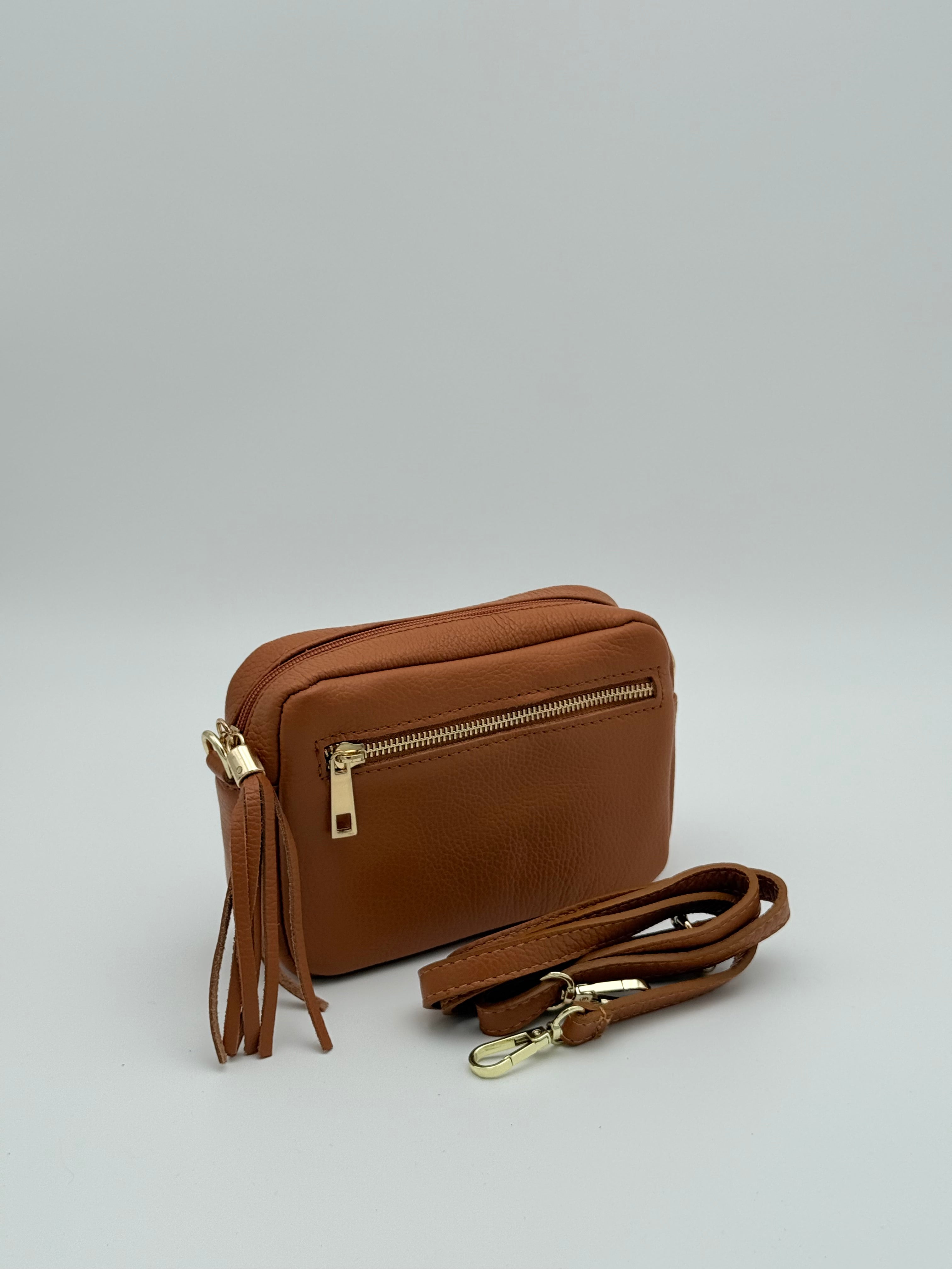 Capri schoudertas - Bruin