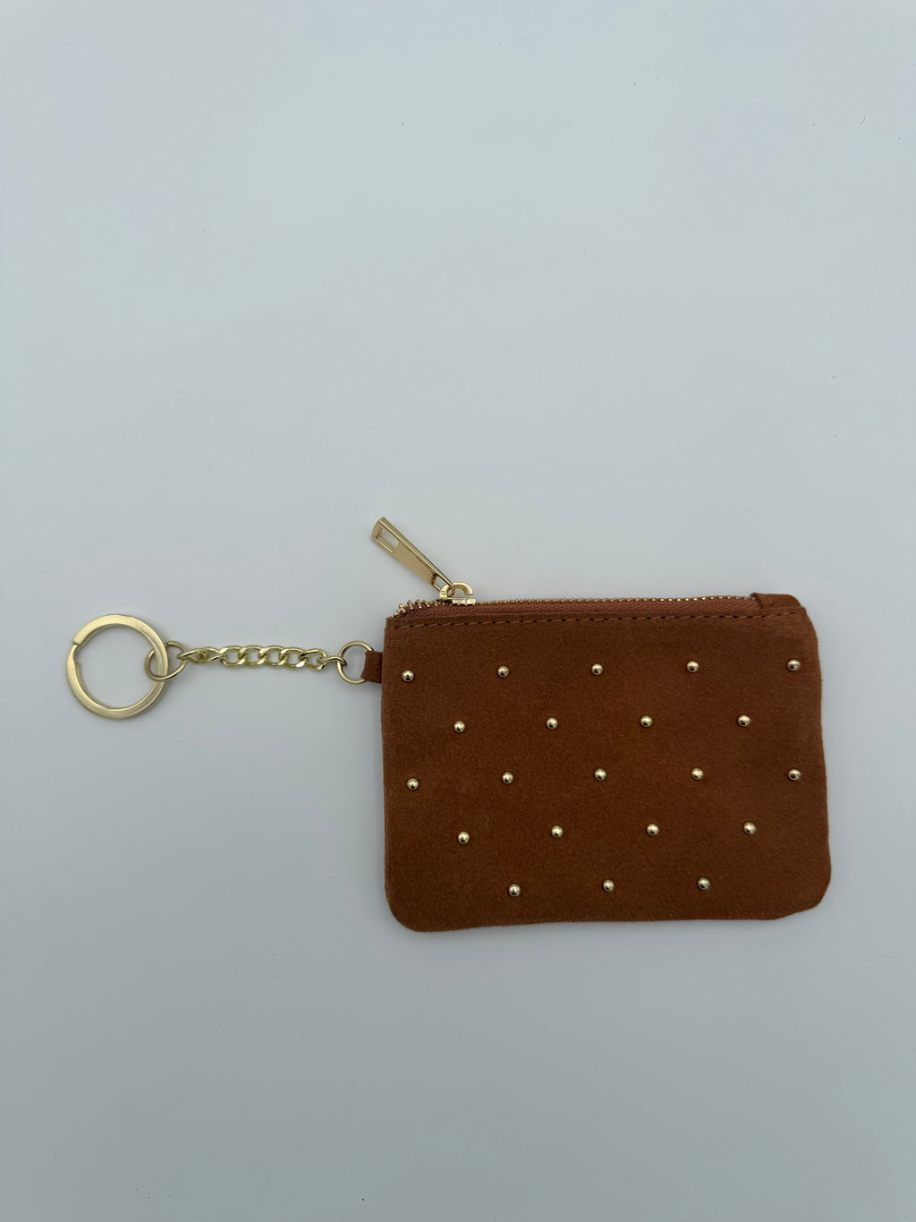 Leather suede case - Brown wallet