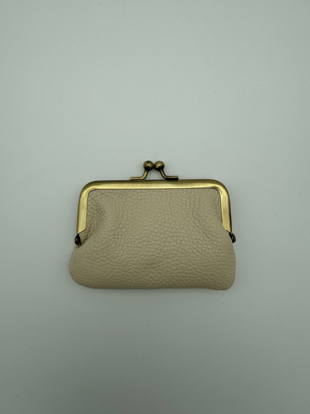 Clip wallet - Beige