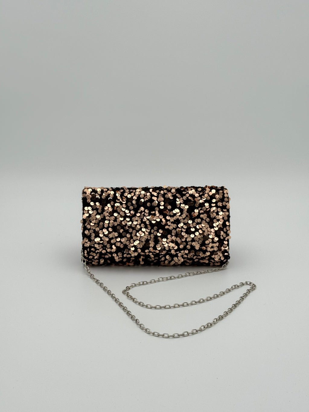 Pailletten avondclutch - Champagne