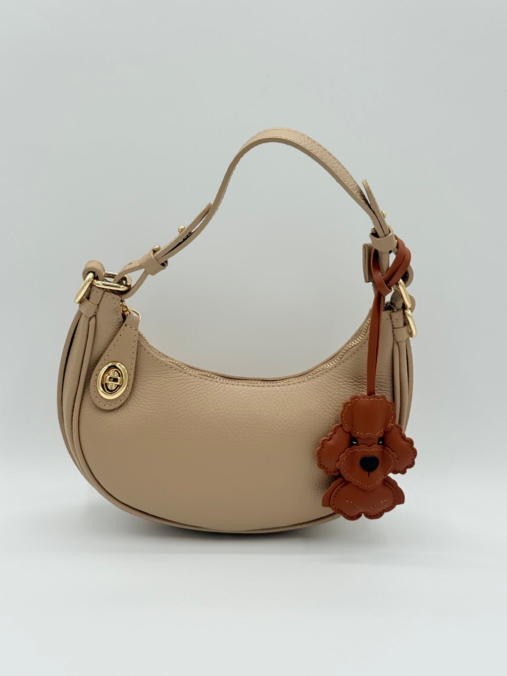 Bag charm Poedel Charlie - Bruin