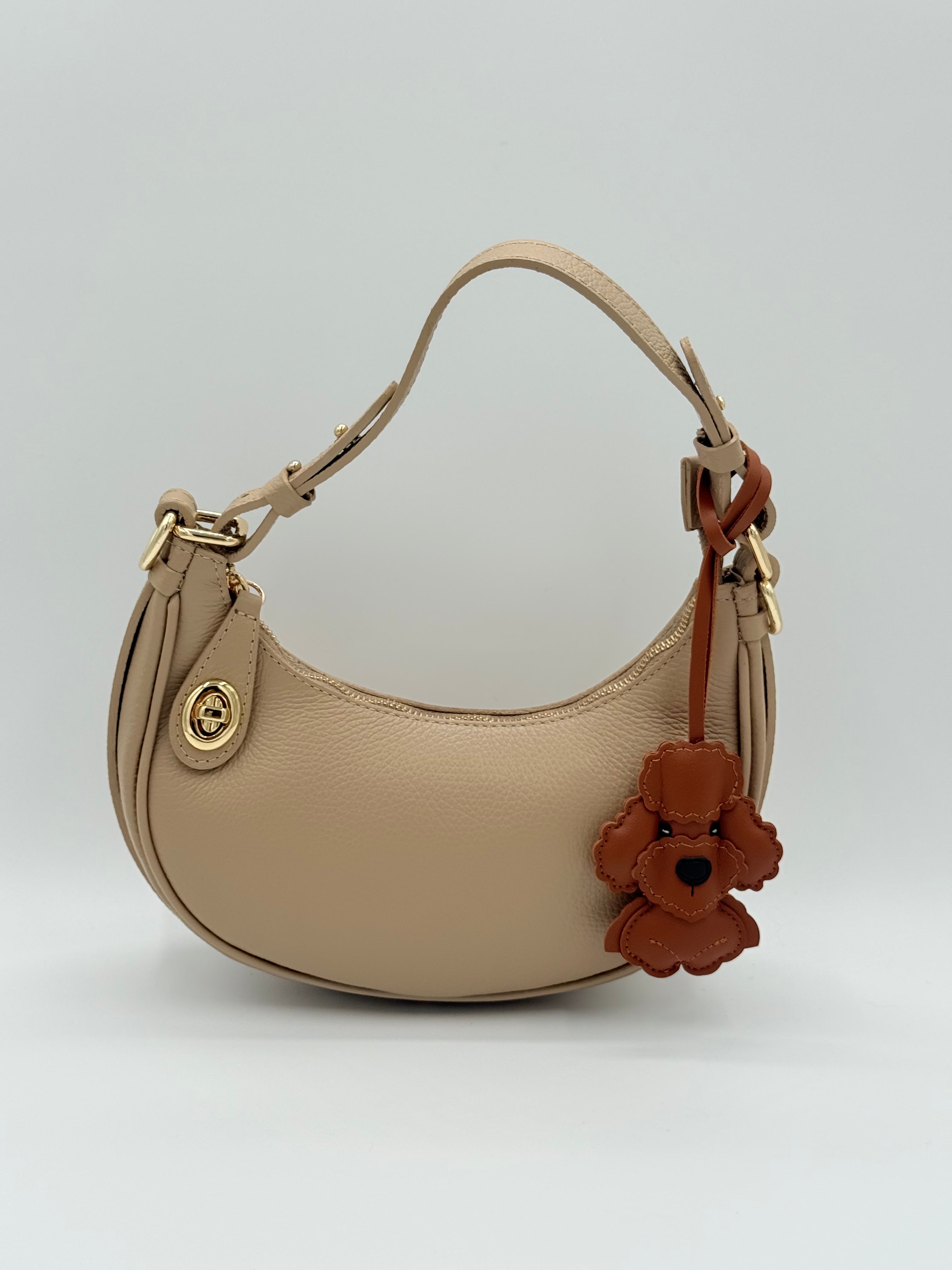 Bag charm Poedel Charlie - Bruin