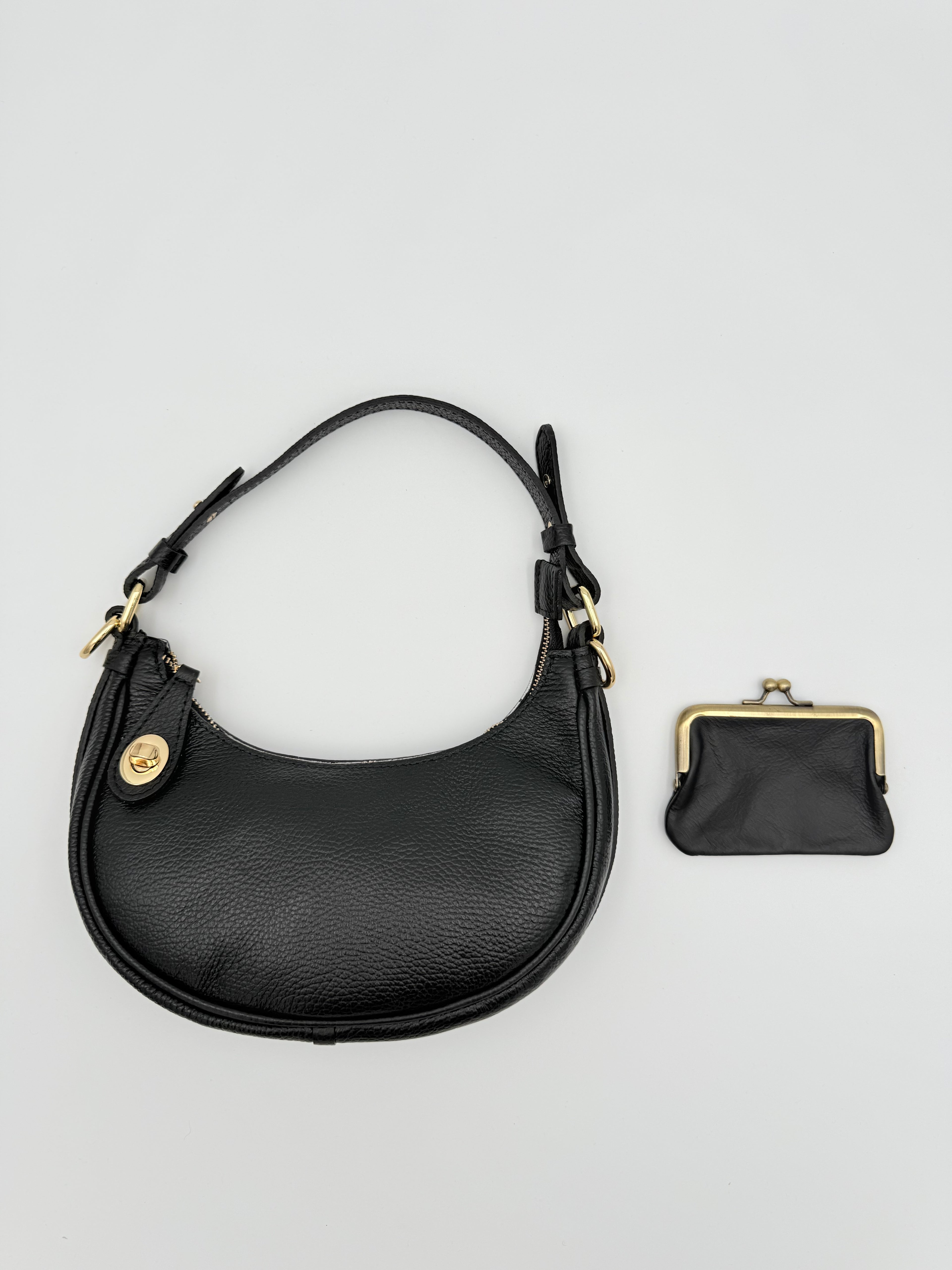 Siena schoudertas - Zwart