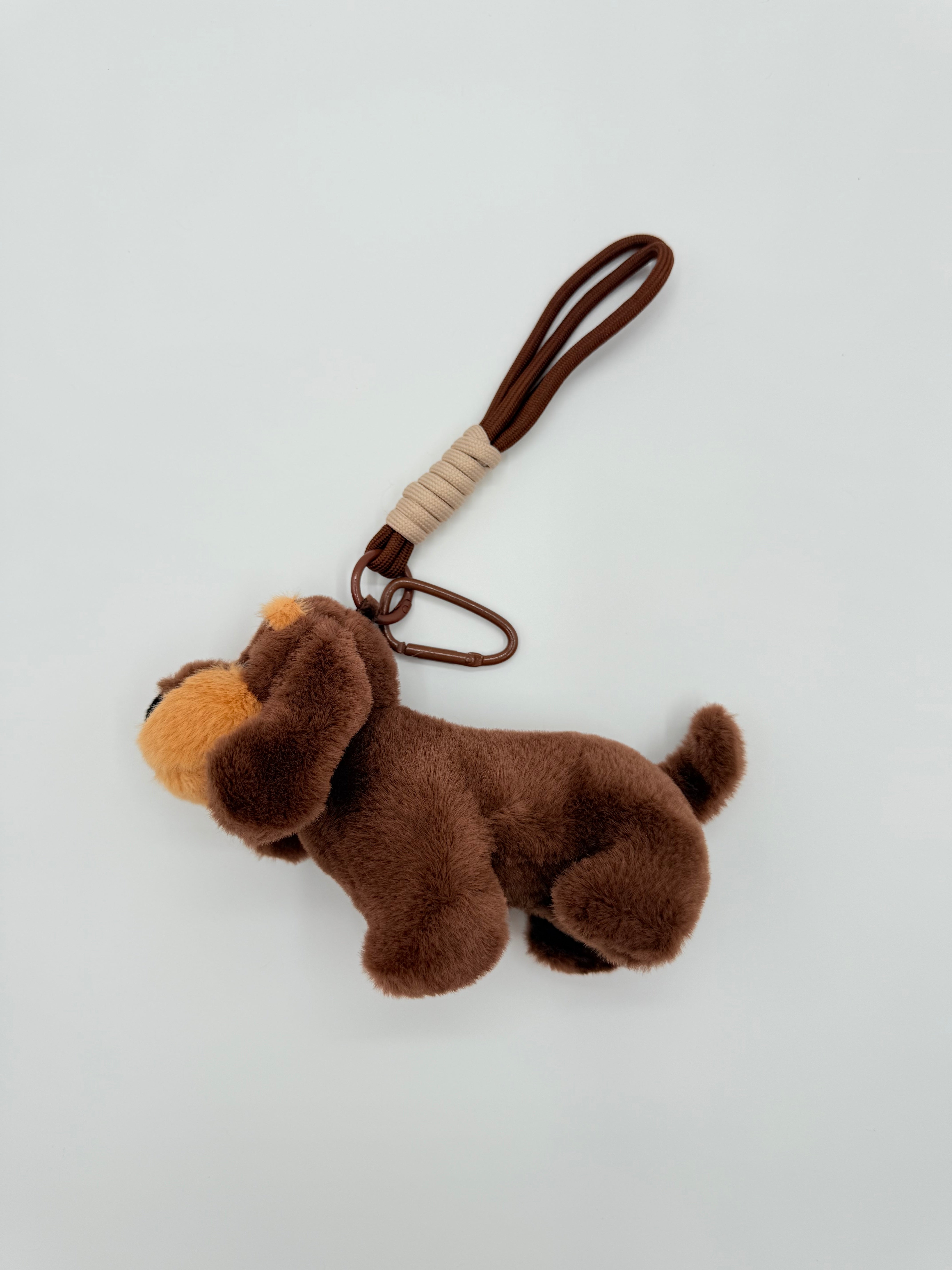 Bag charm Dachshund Bobby - Brown
