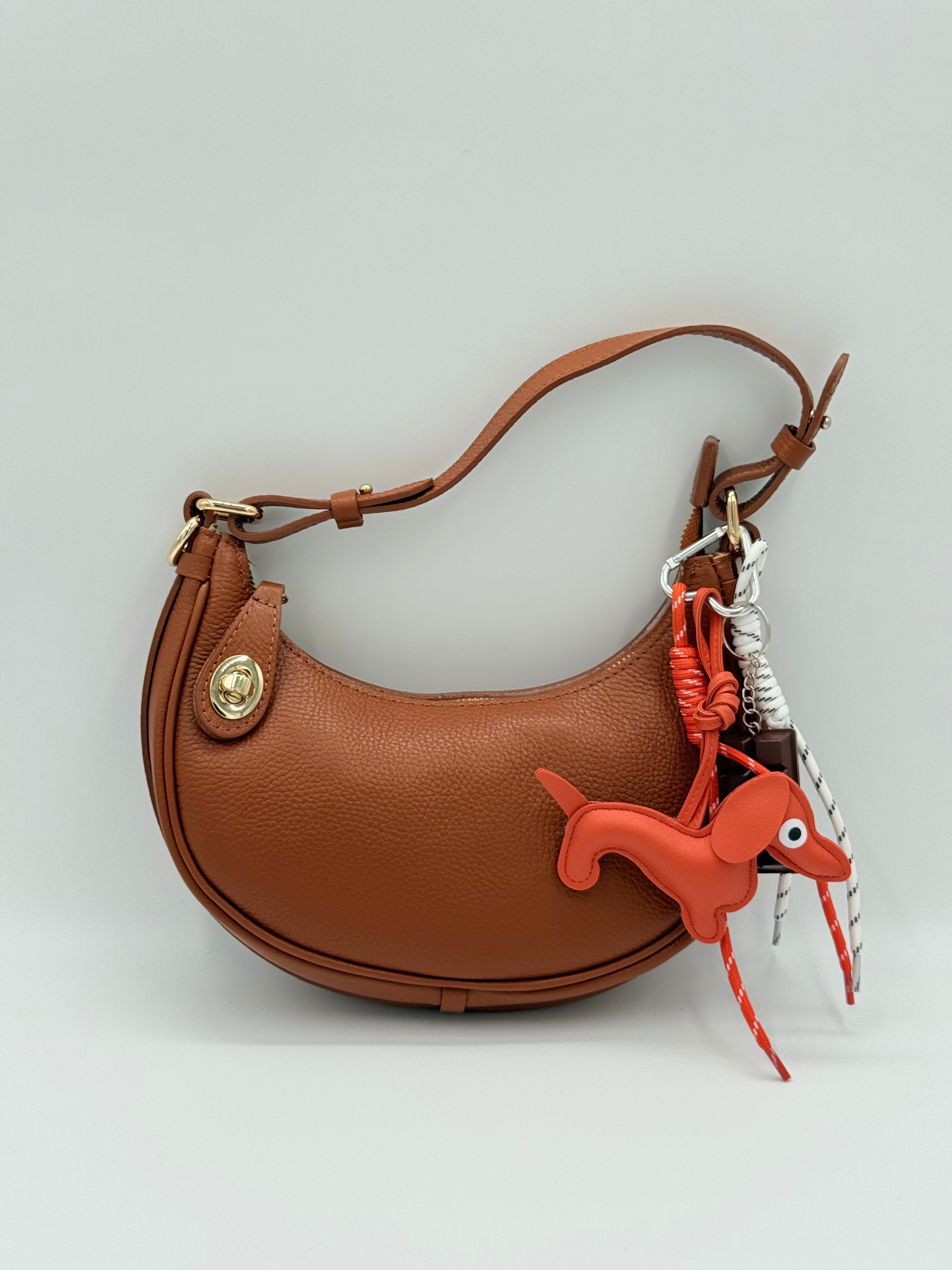 Bag charm Dachshund Luna - Orange