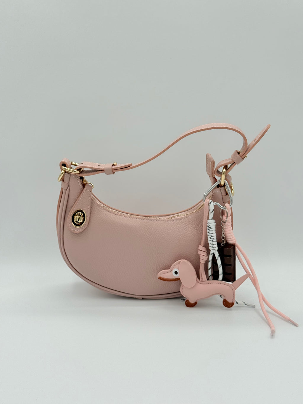 Bag charm Teckel Luna - Roze