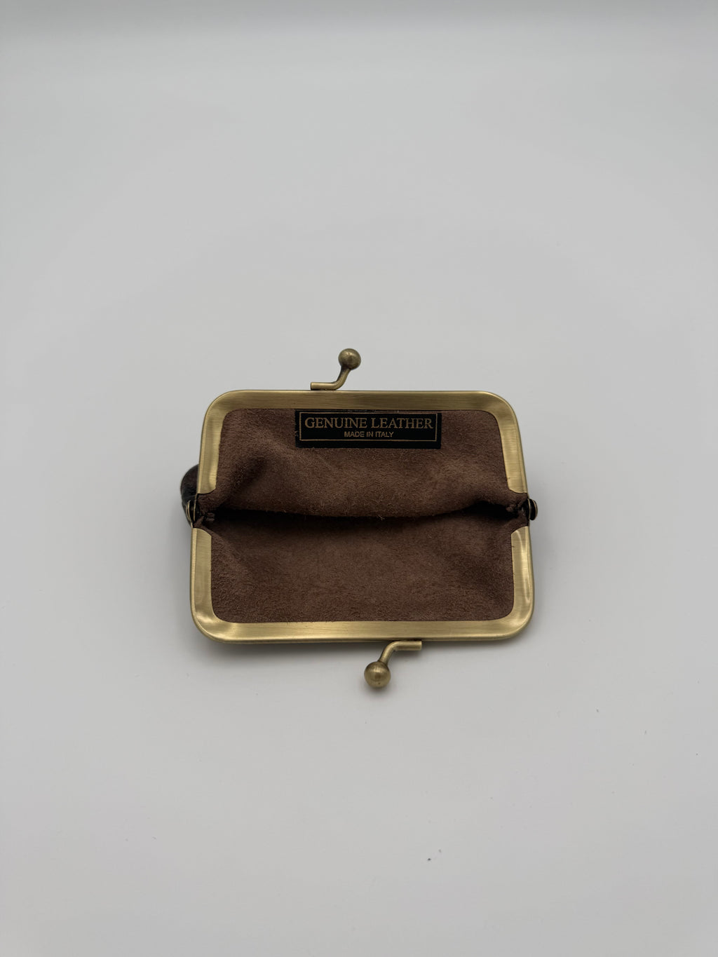 Clip wallet - Metallic gold