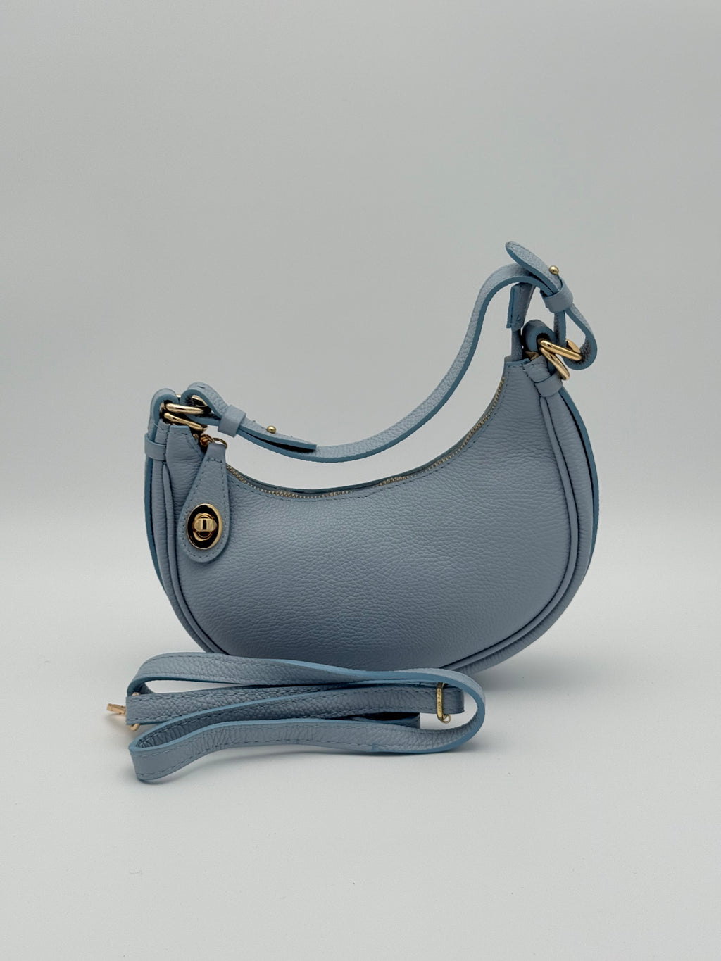 Siena schoudertas - Babyblauw