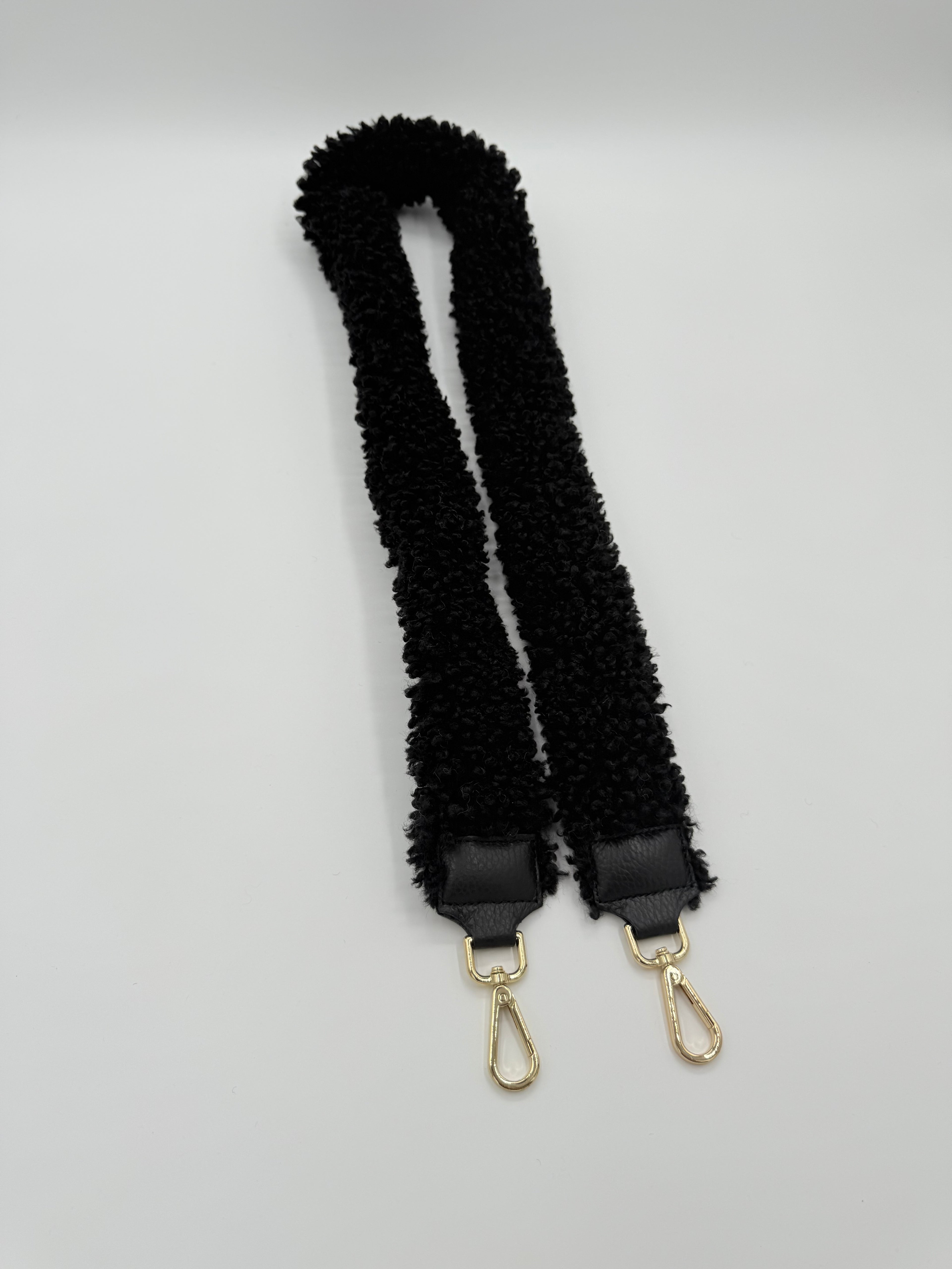 Bagstrap teddy - Zwart