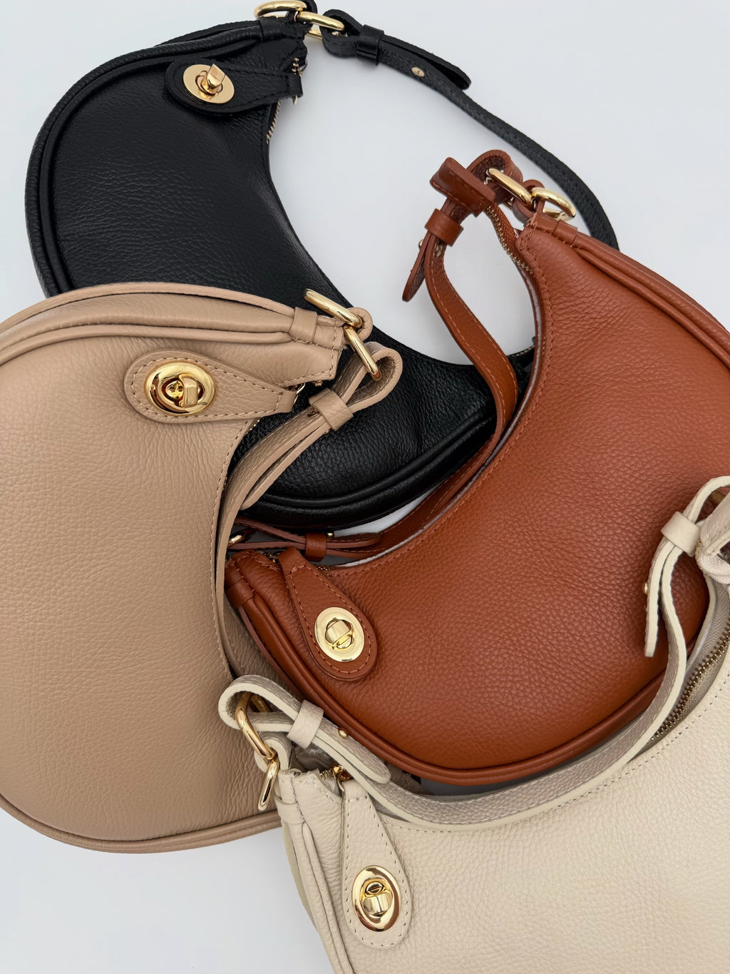 Siena schoudertas - Bruin