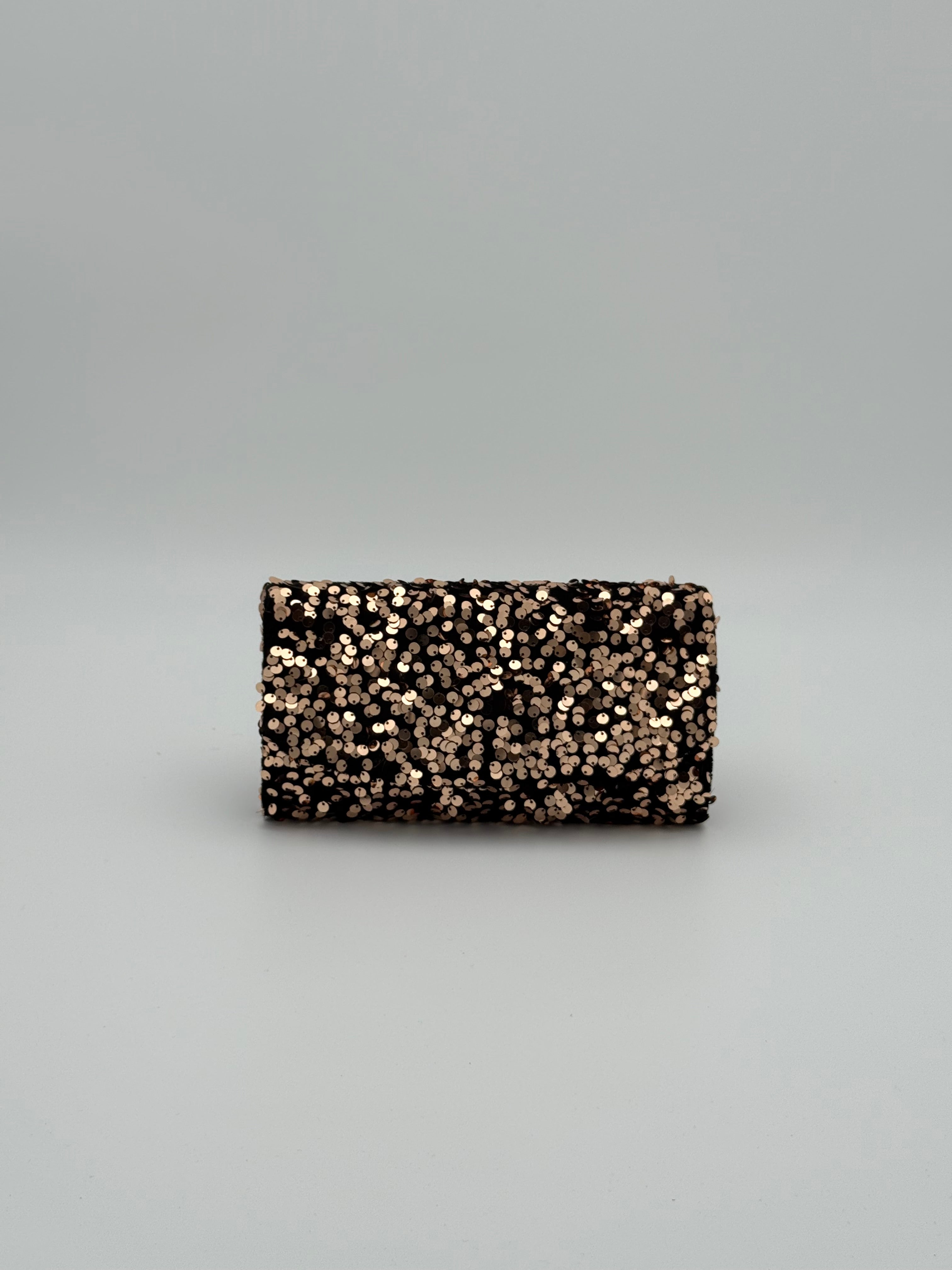 Pailletten avondclutch - Champagne