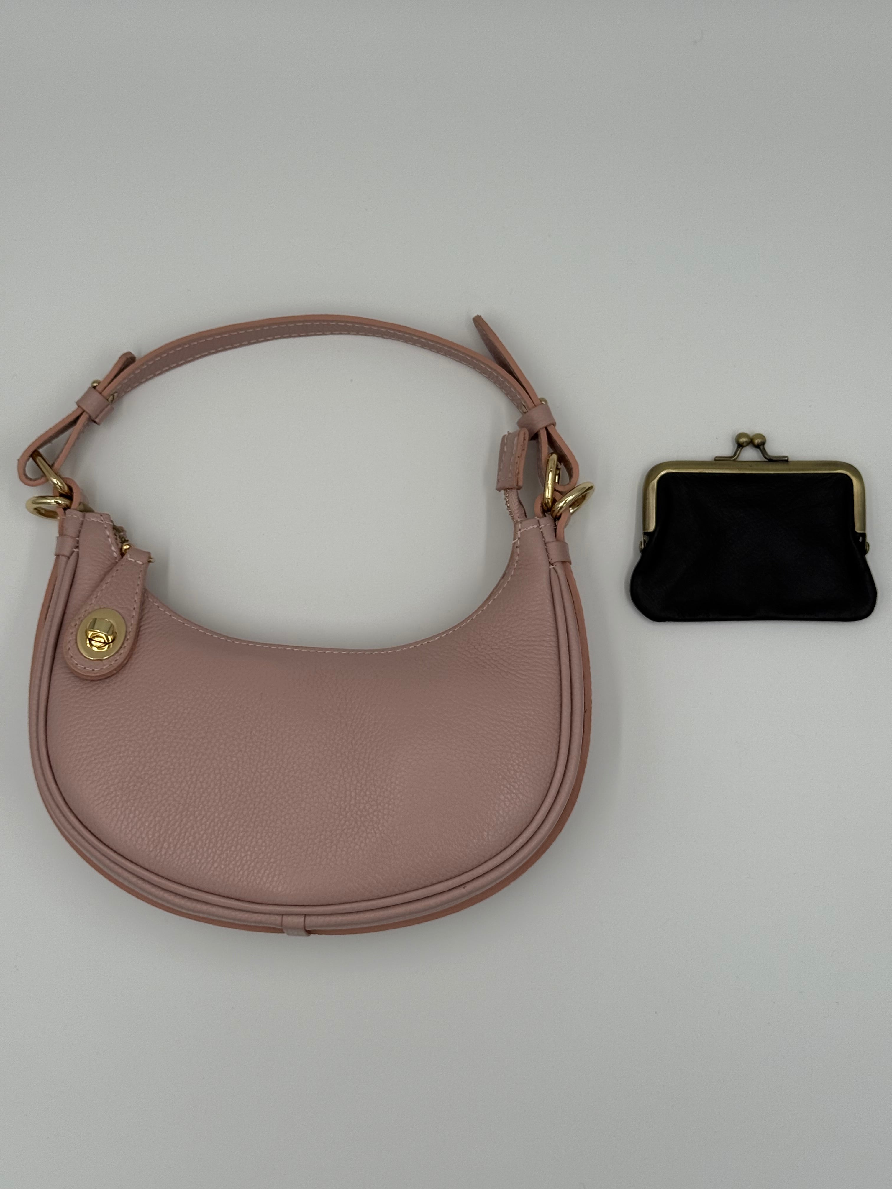 Siena schoudertas - Babyroze