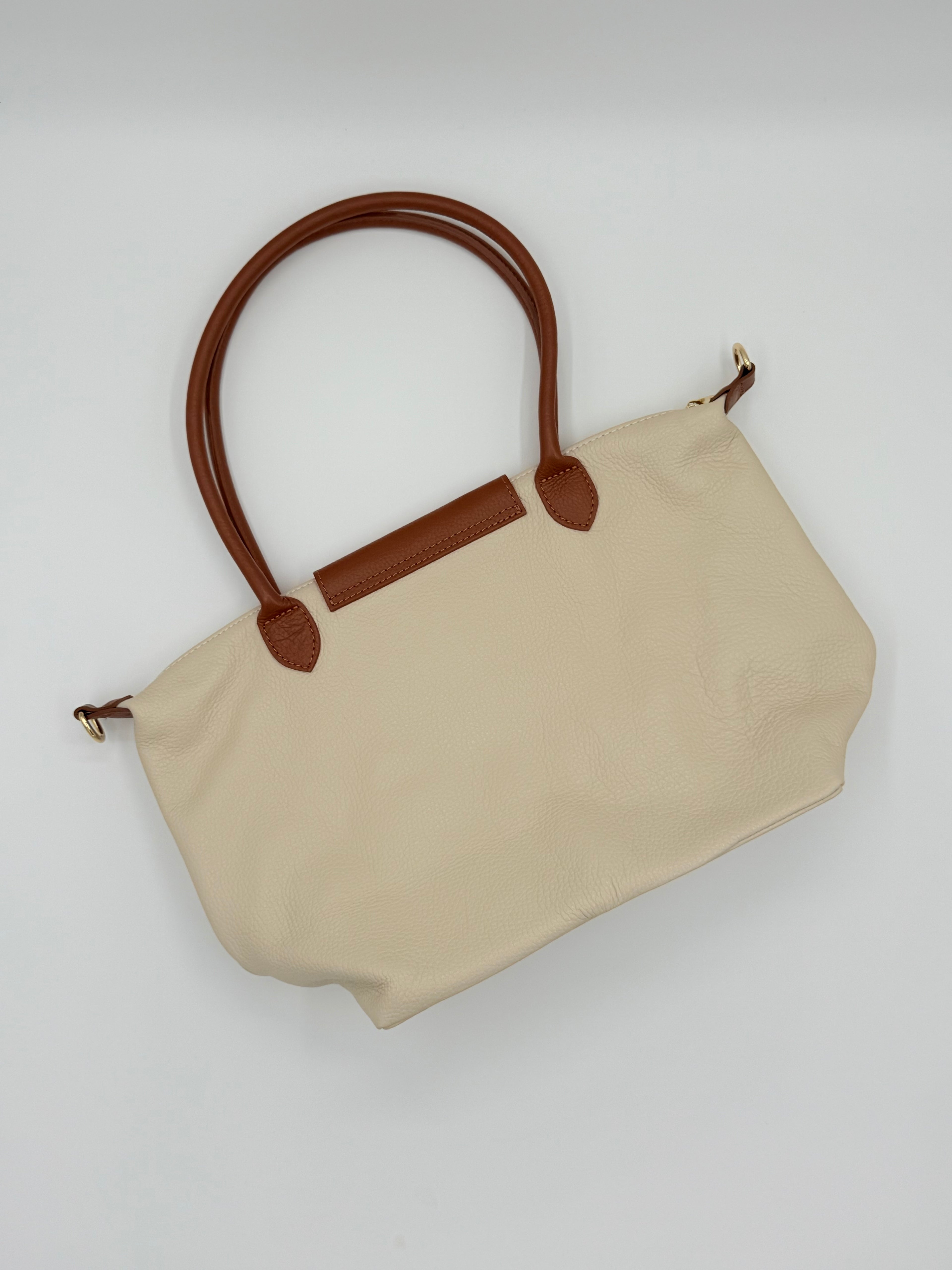 Milano schoudertas XL - Beige