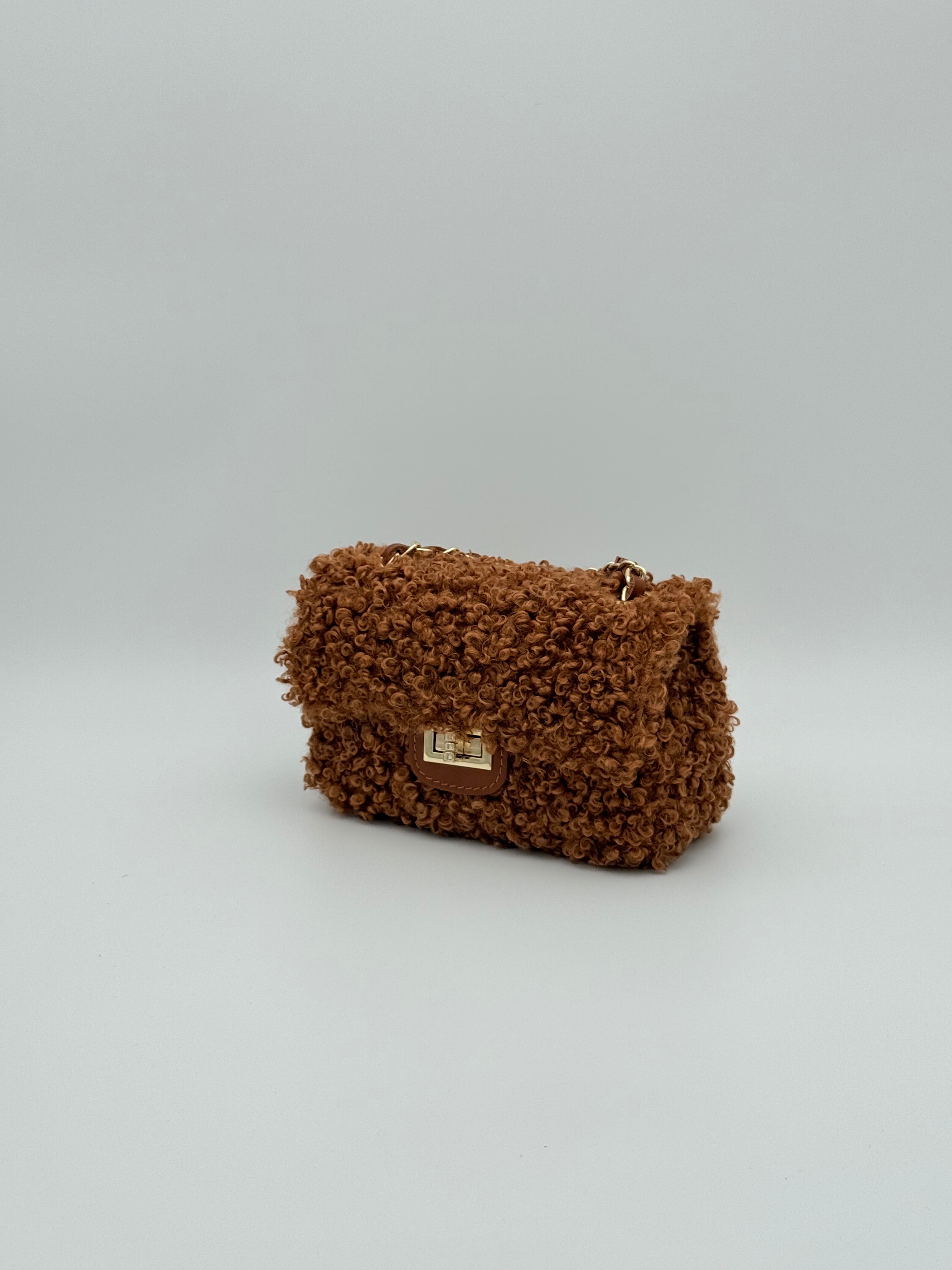 Teddy shoulder bag - Apricot