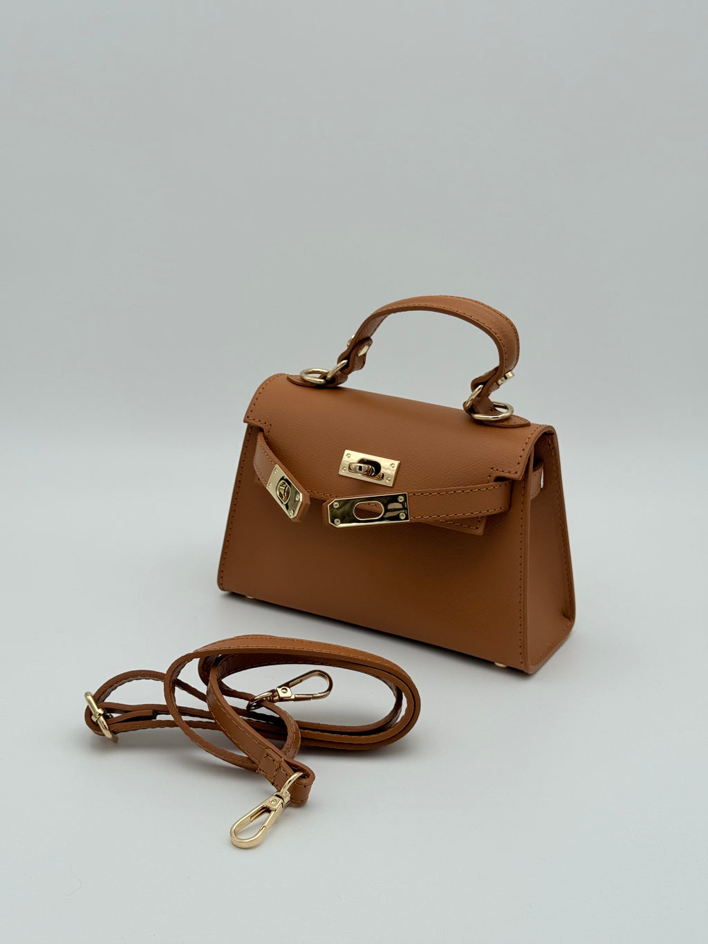 Roma handtas - Lichtbruin