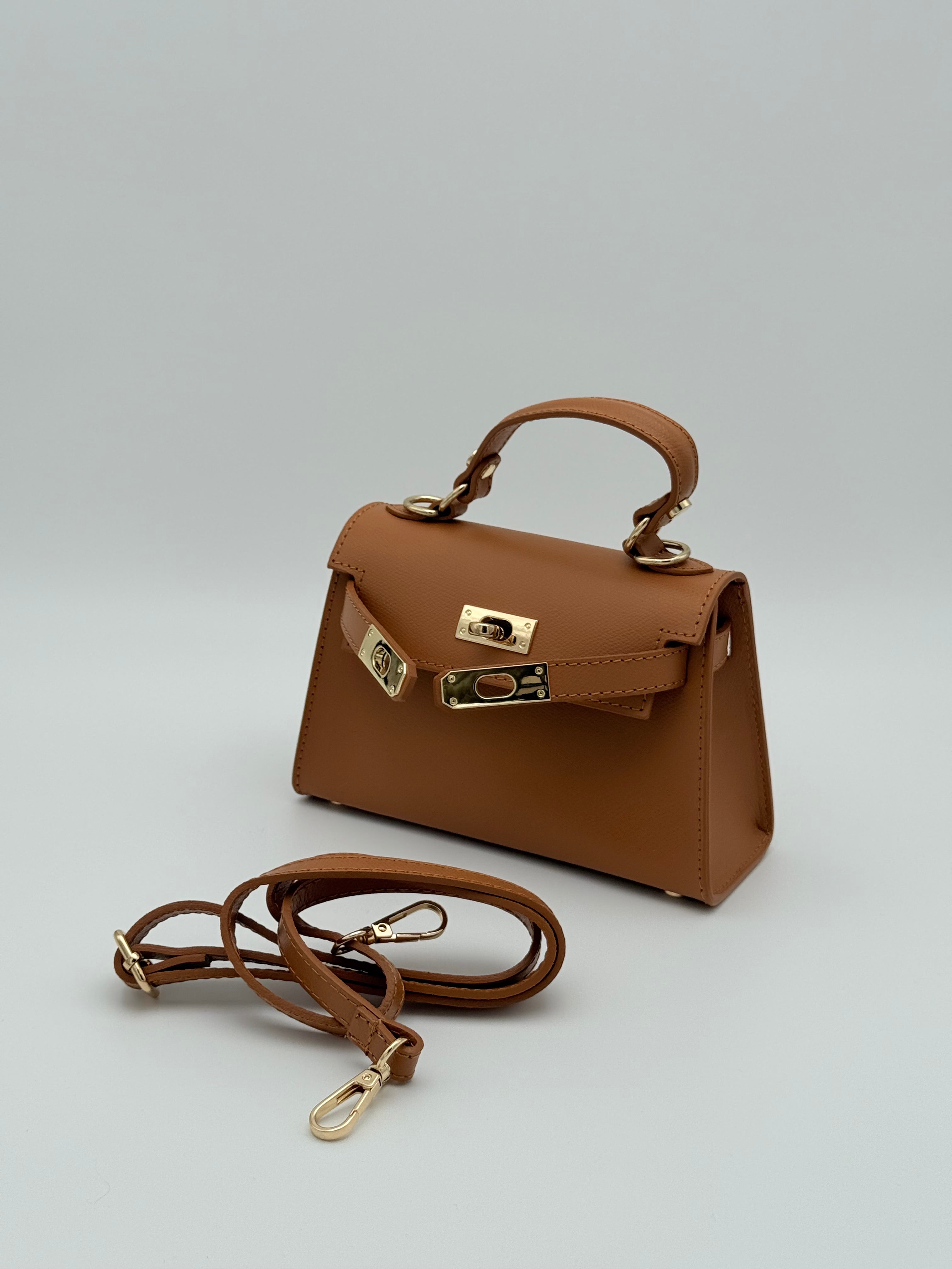 Roma handtas - Lichtbruin