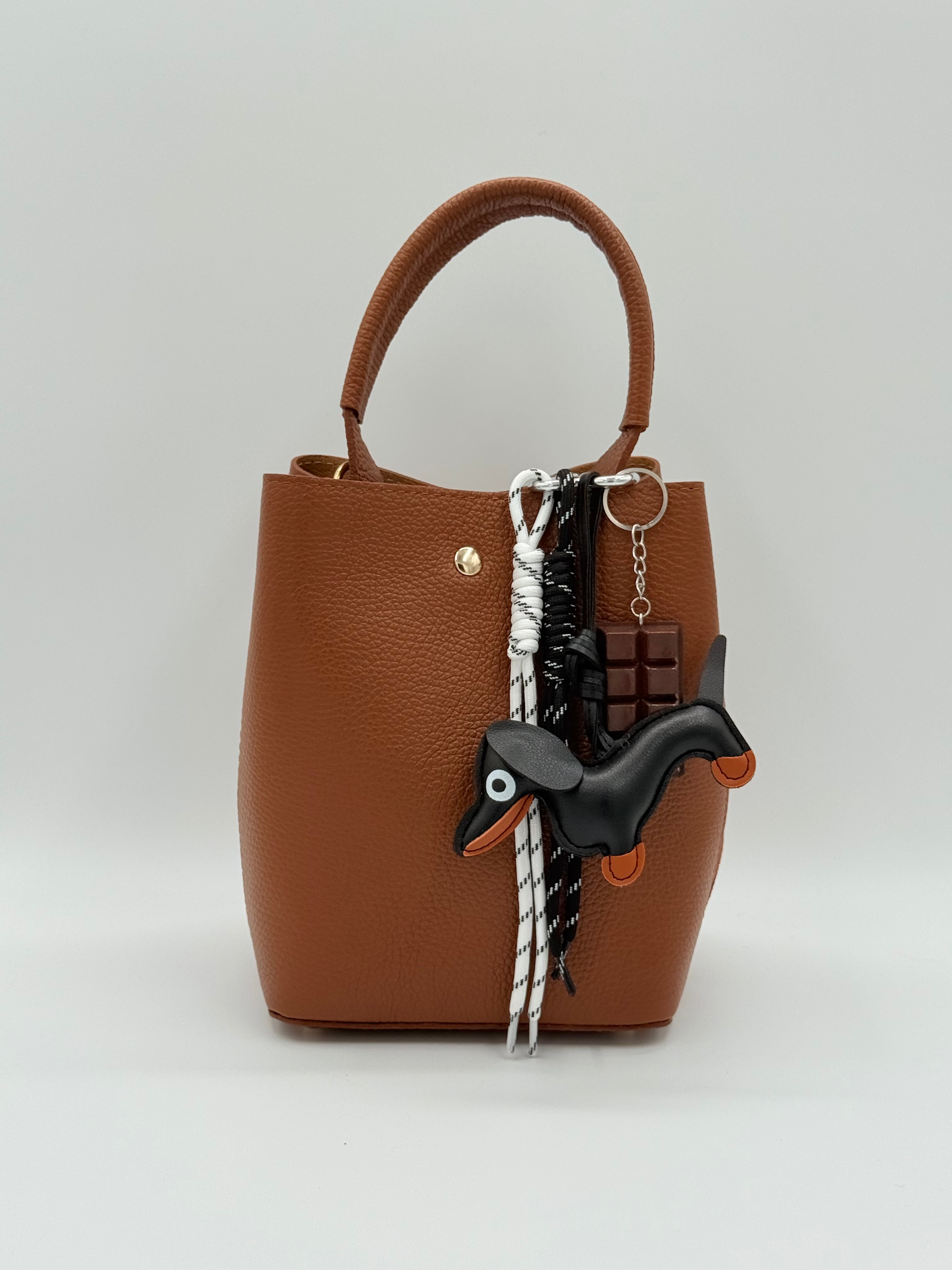 Bag charm Teckel Luna - Zwart