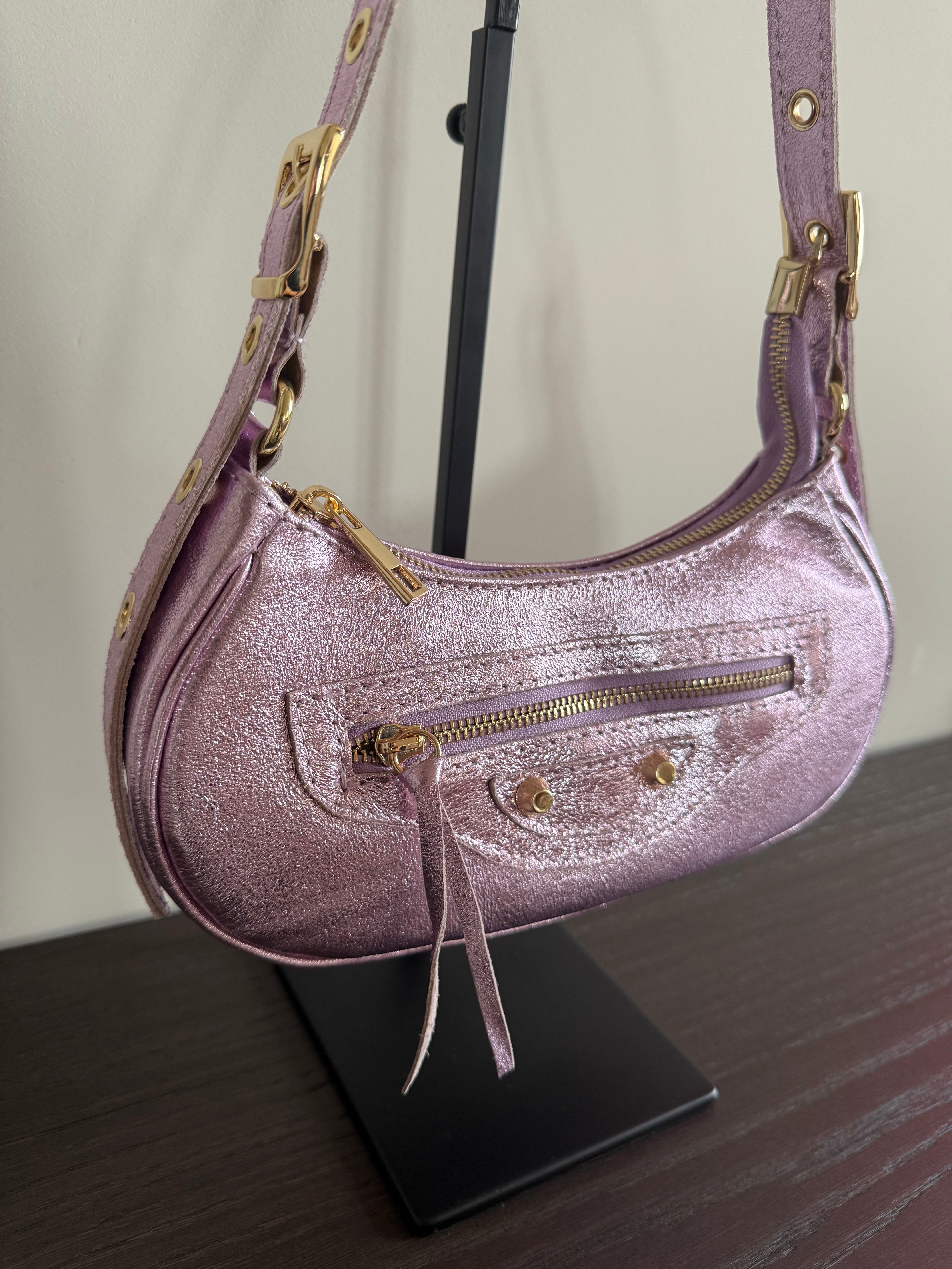 Torino Bag Metallic Paars